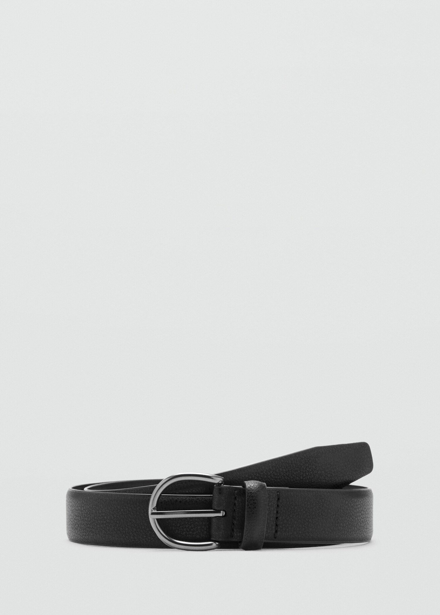 Pebbled leather belt - Article without model