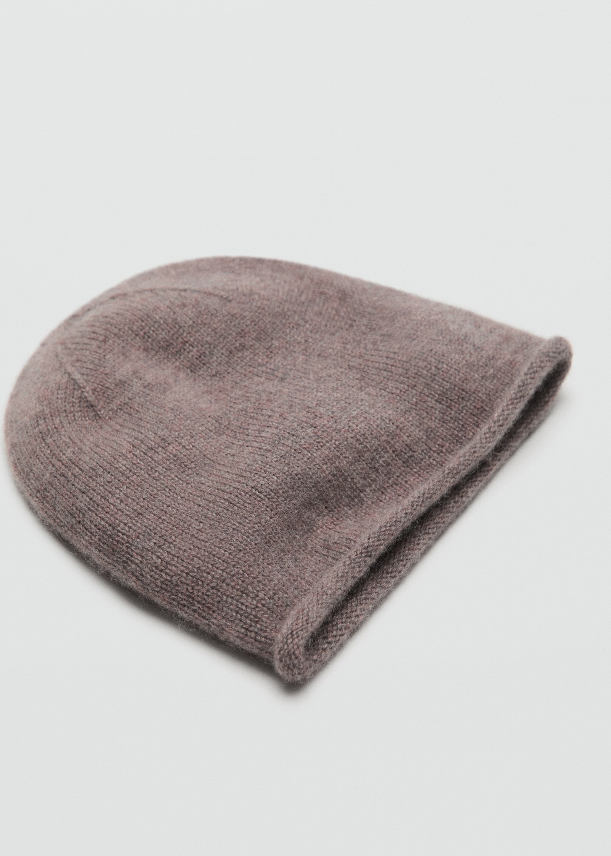 100% cashmere beanie - Medium plane, Medium Brown. Ref: 17035976-00.