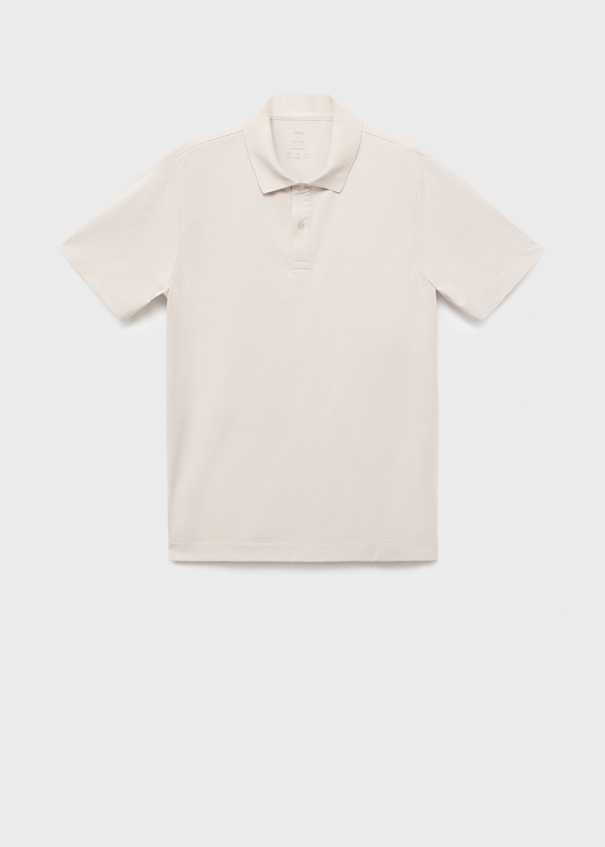 Slim-fit Thermolite® polo shirt - Article without model, Ice Grey. Ref: 17035977-00.