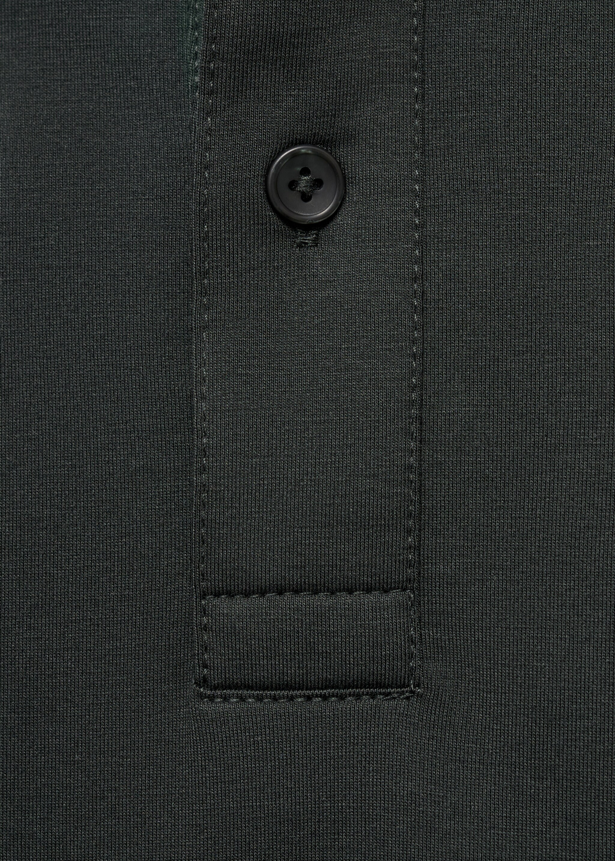 Slim-fit Thermolite® polo shirt - Details of the article 0, Dark Green. Ref: 17035977-00.