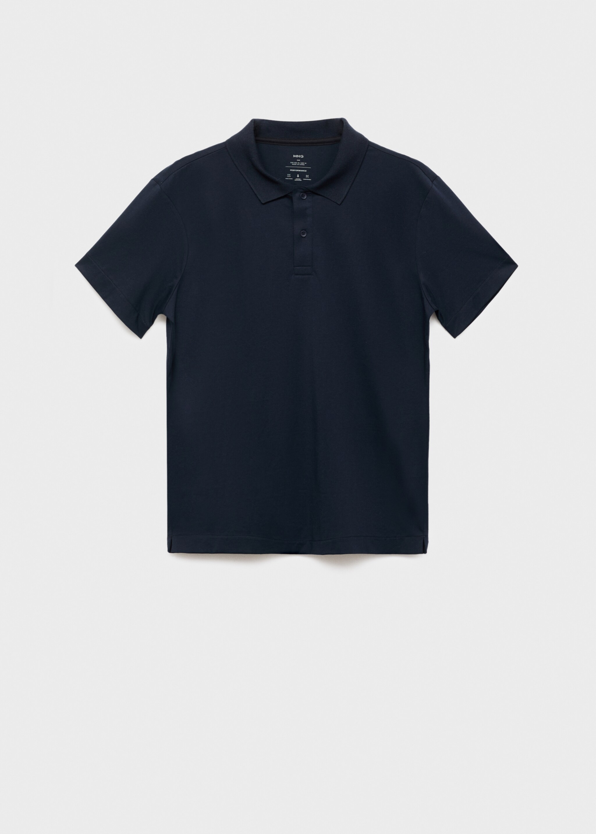 Slim-fit Thermolite® polo shirt - Article without model, Navy. Ref: 17035977-00.