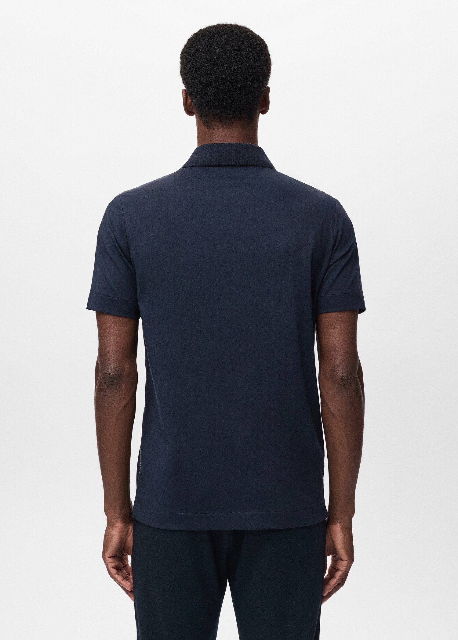 Slim-fit Thermolite® polo shirt - Reverse of the article