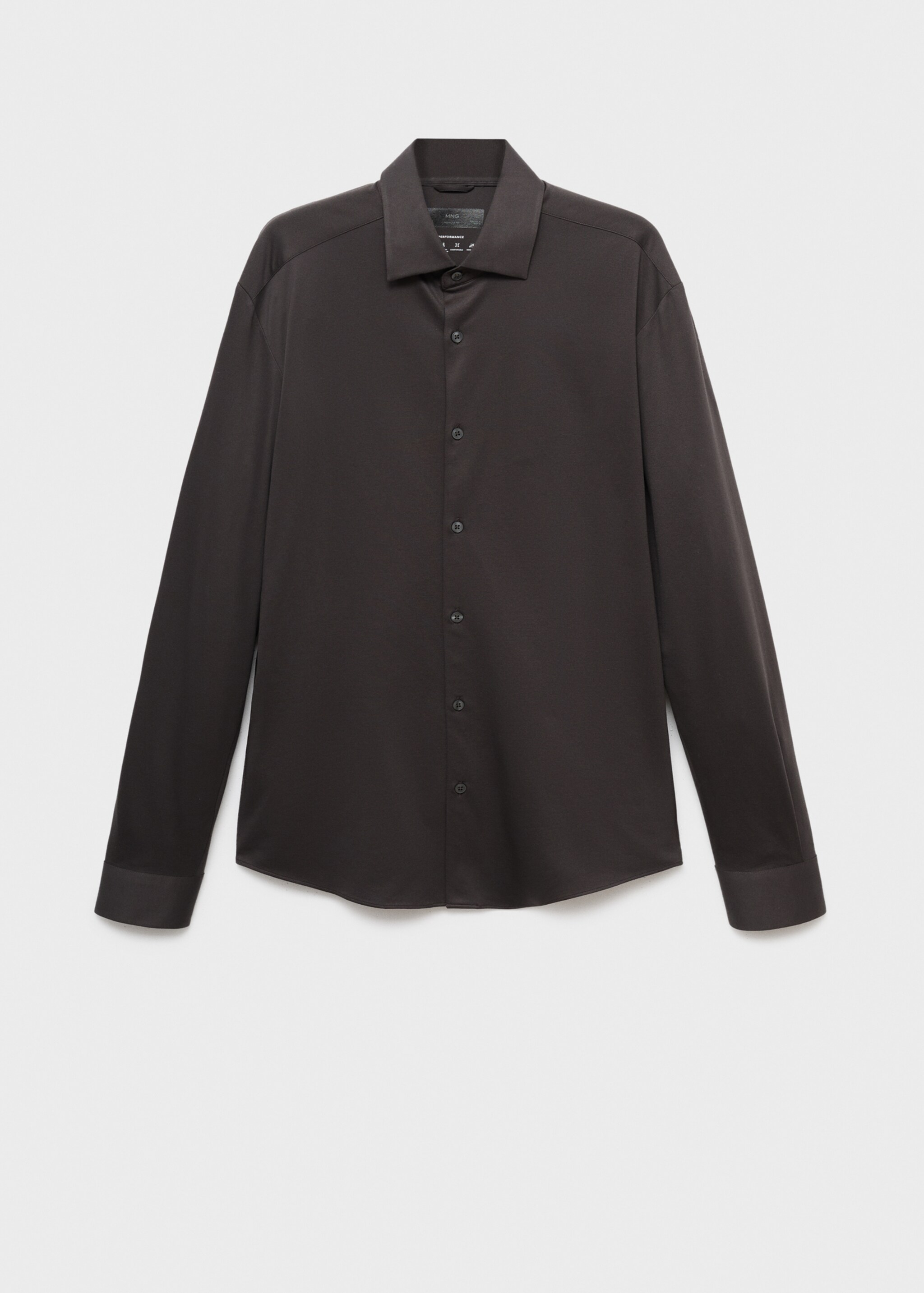 Camisa comfort stretch non iron - Artículo sin modelo, Marrón. Ref: 17035981-00.