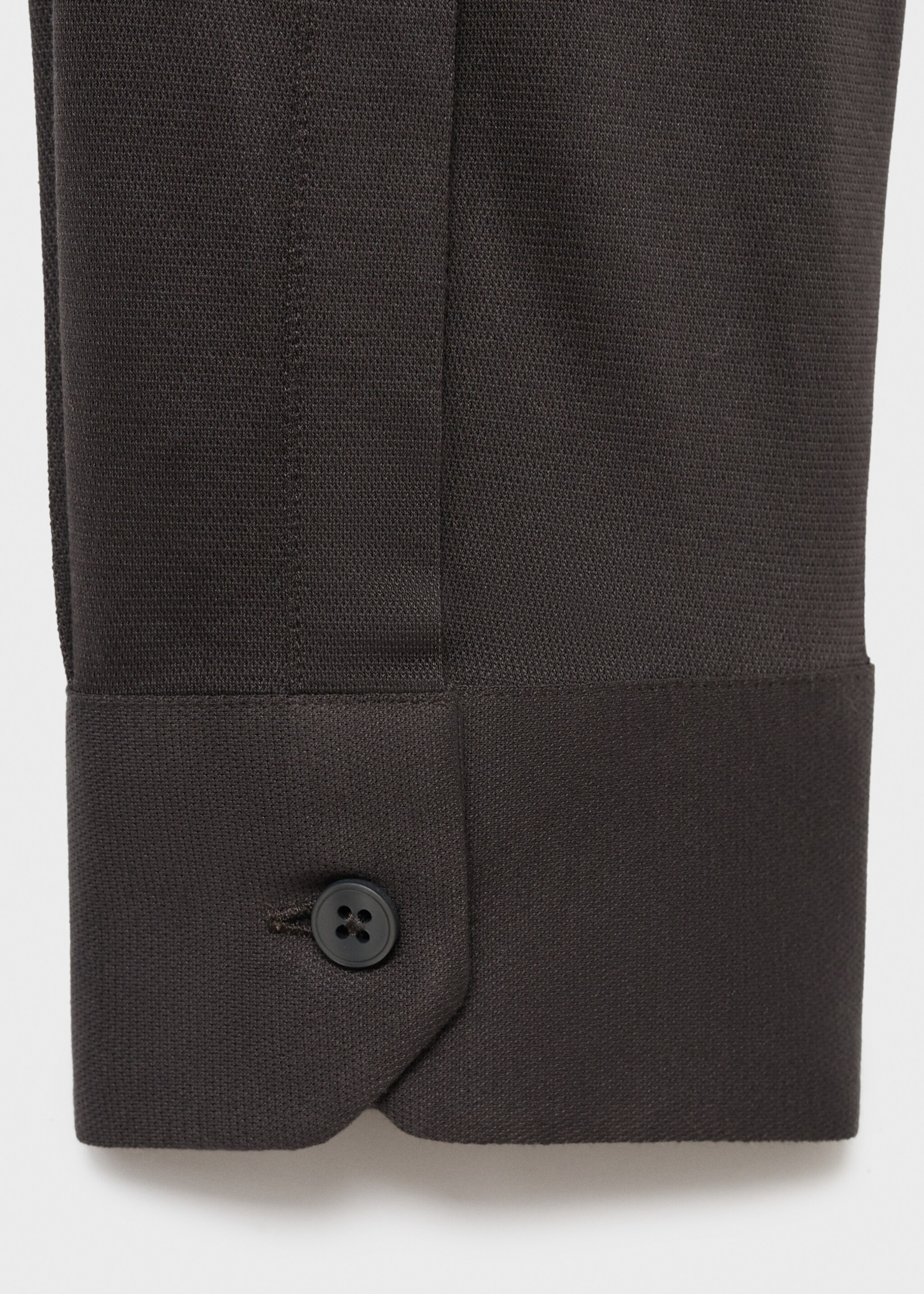 Camisa comfort stretch non iron - Detalle del artículo 0, Marrón. Ref: 17035981-00.