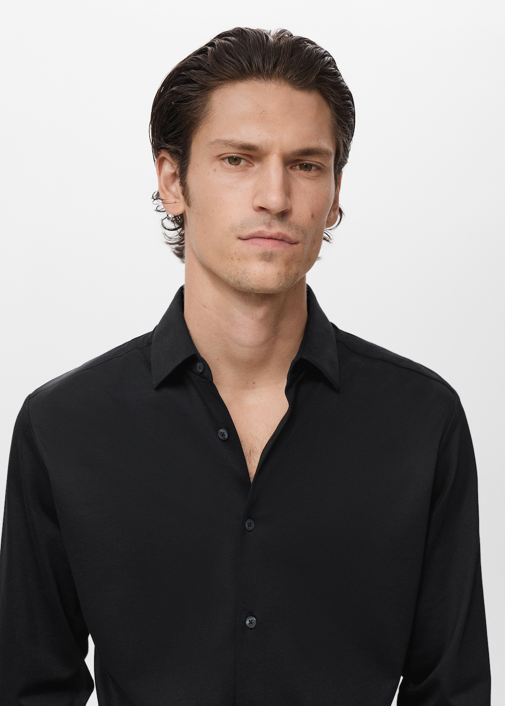 Comfort stretch non-iron shirt