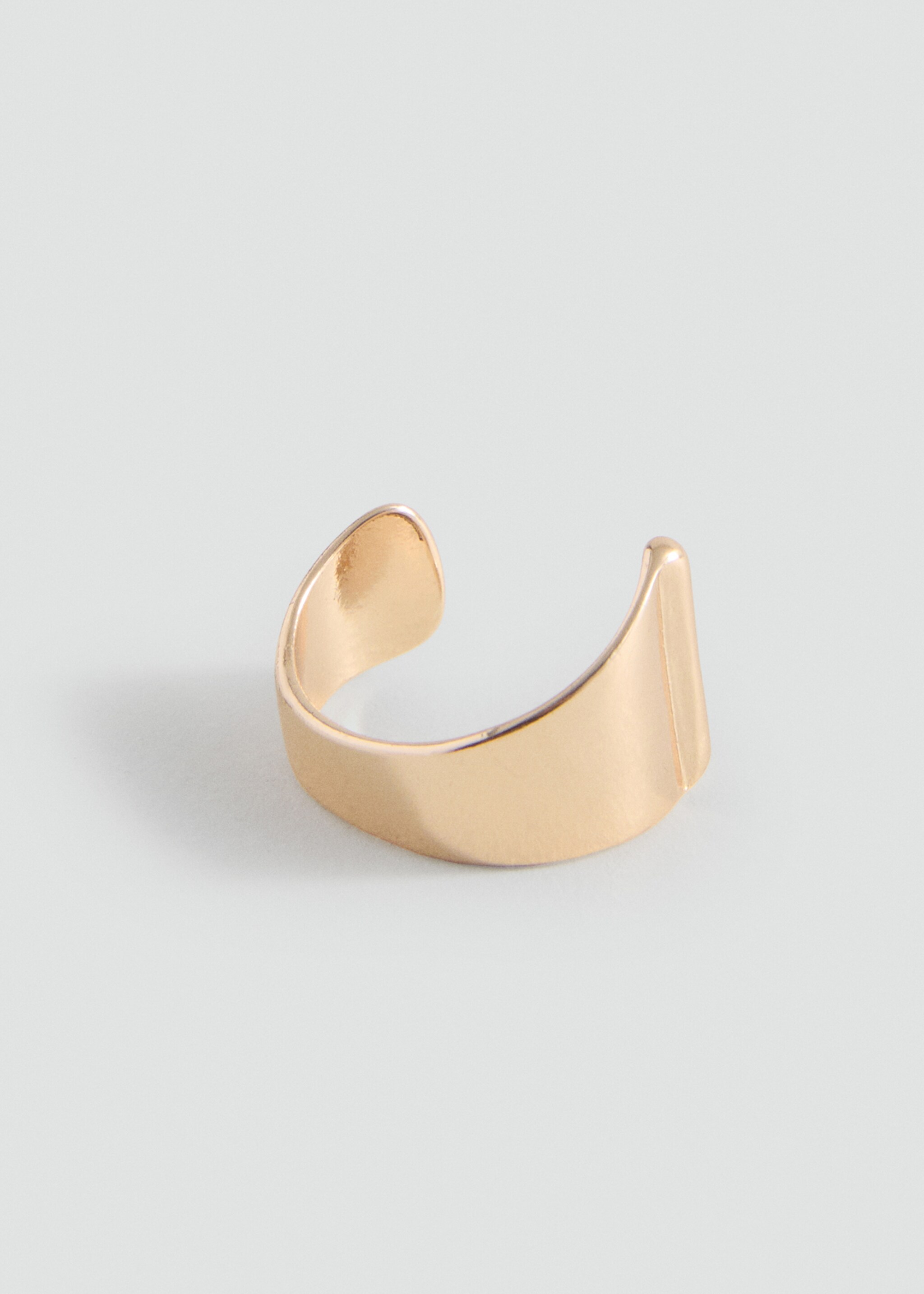Letter design ring - Medium plane, Gold. Ref: 17035994-00.