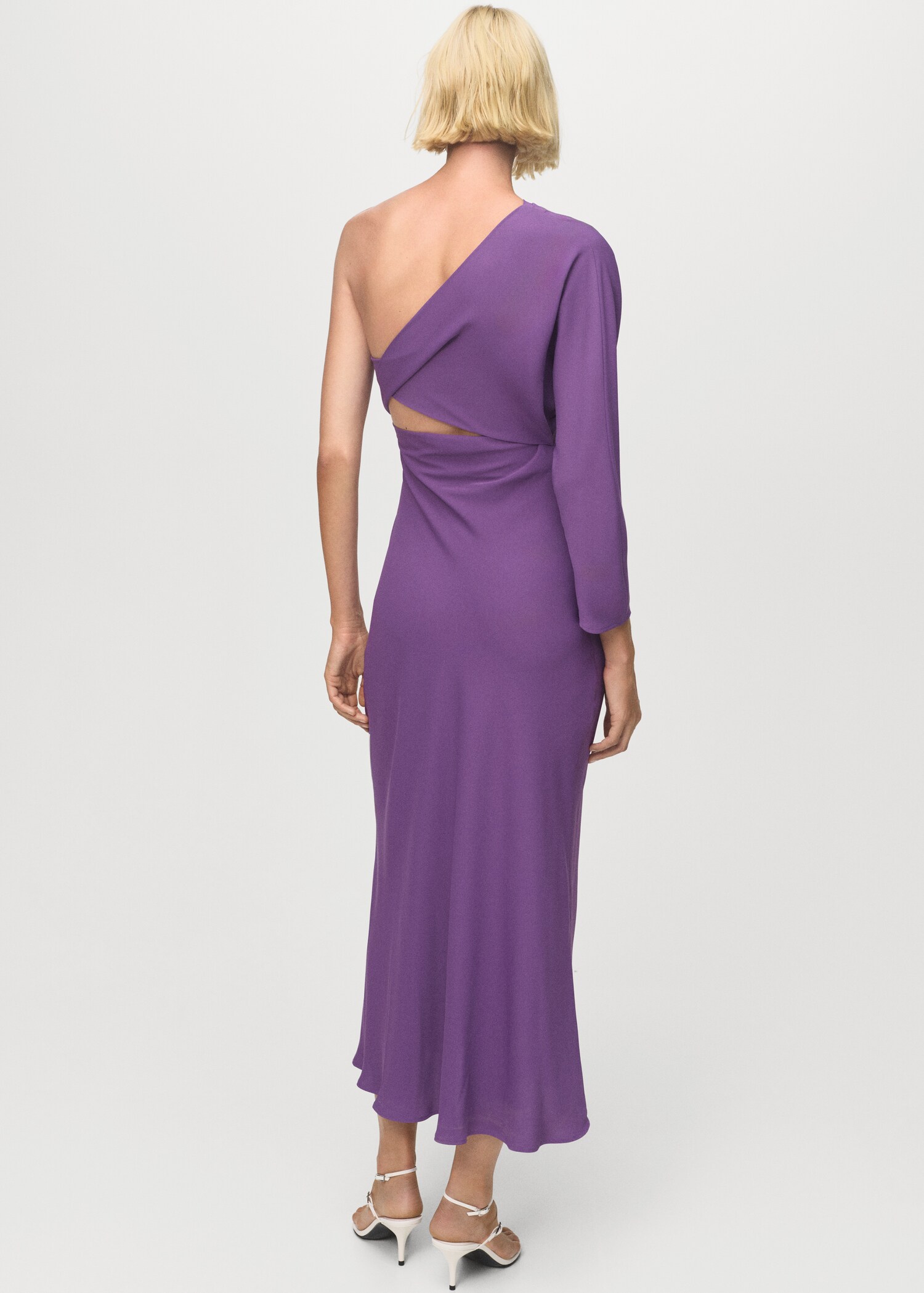 Robe asymétrique cut-out - Verso de l’article