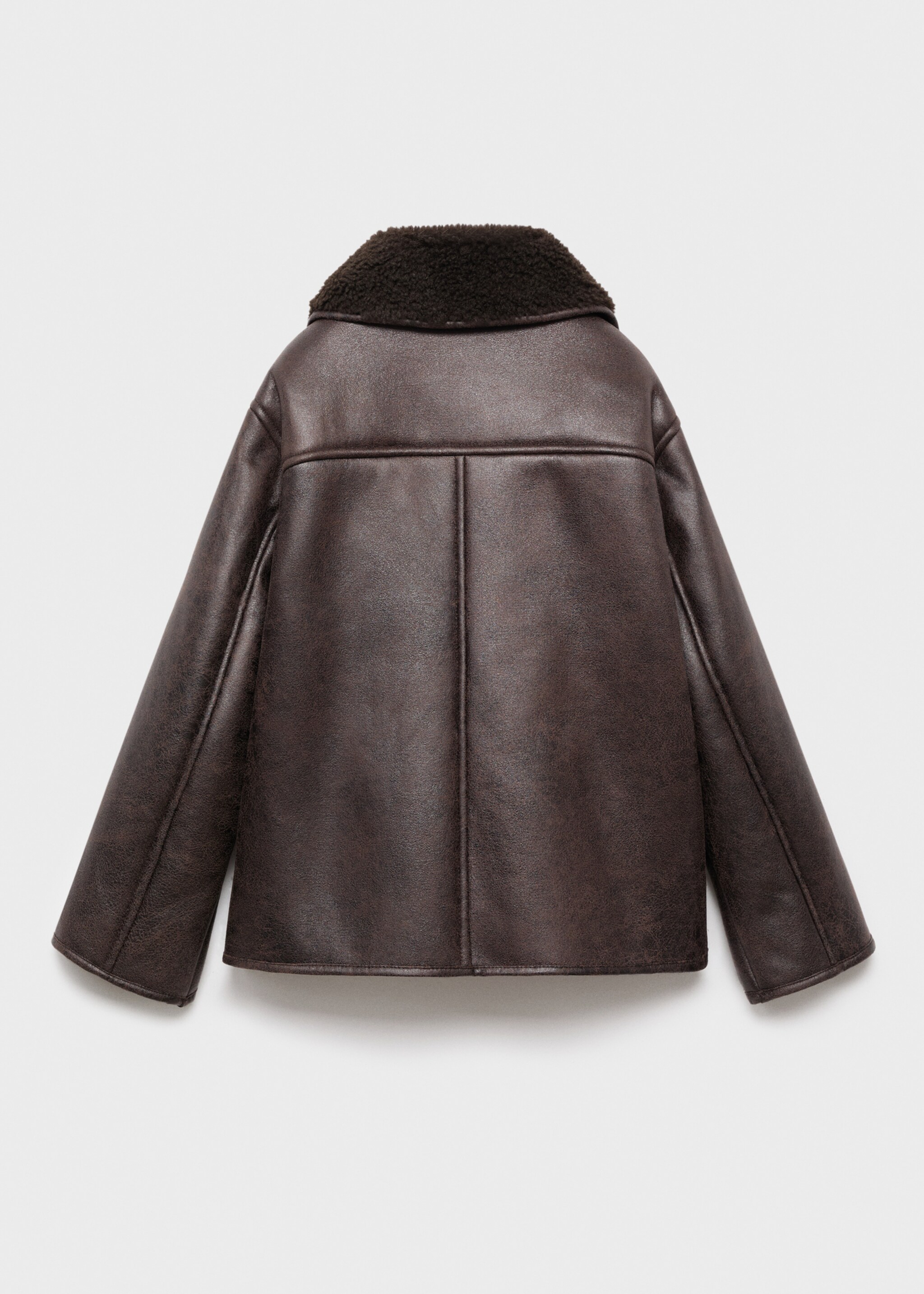 Manteau beth - Verso de l’article, Chocolat. Ref: 17036330-00.