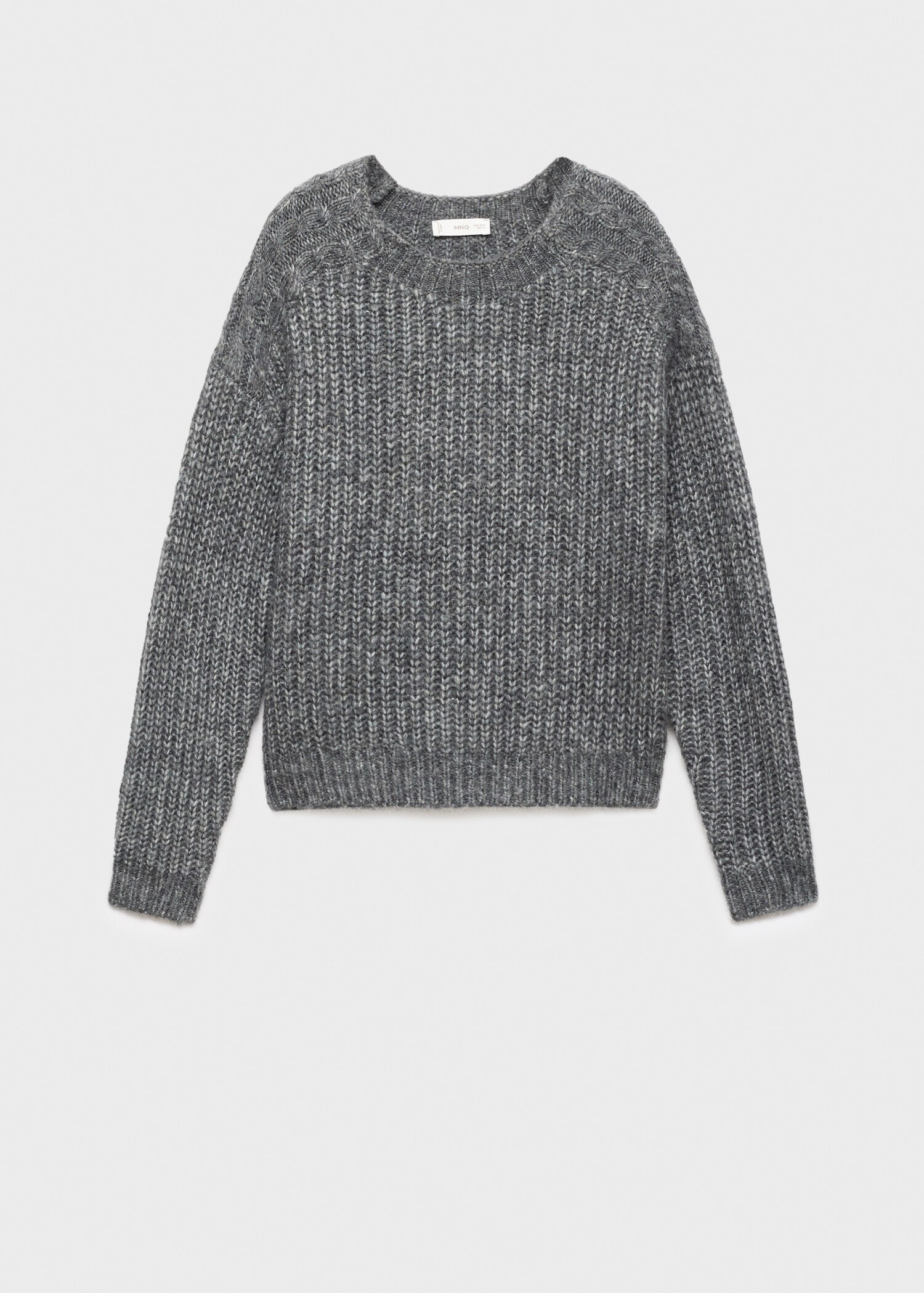 Wool-blend knit sweater - Article without model