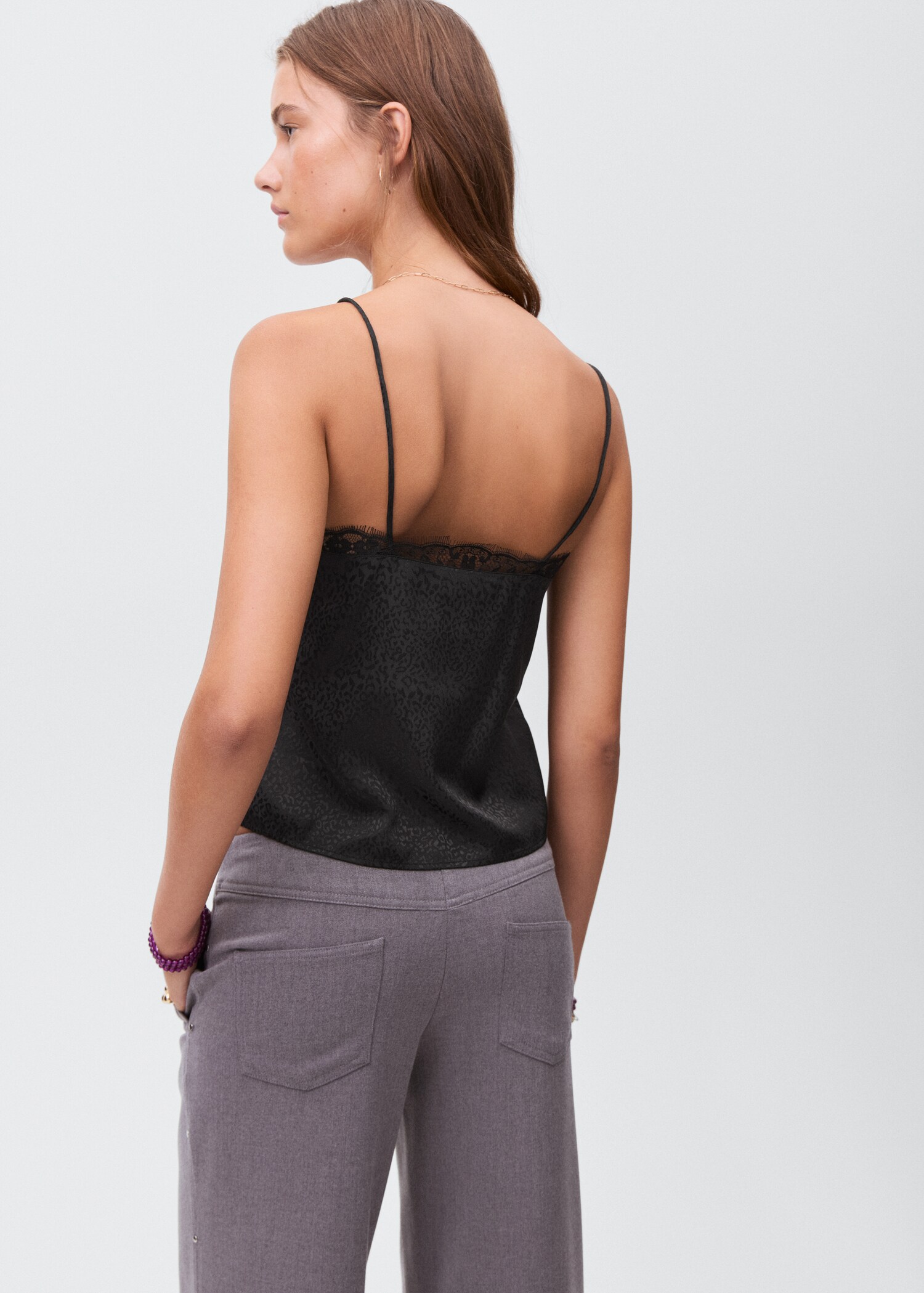 Top lingerie léopard - Verso de l’article