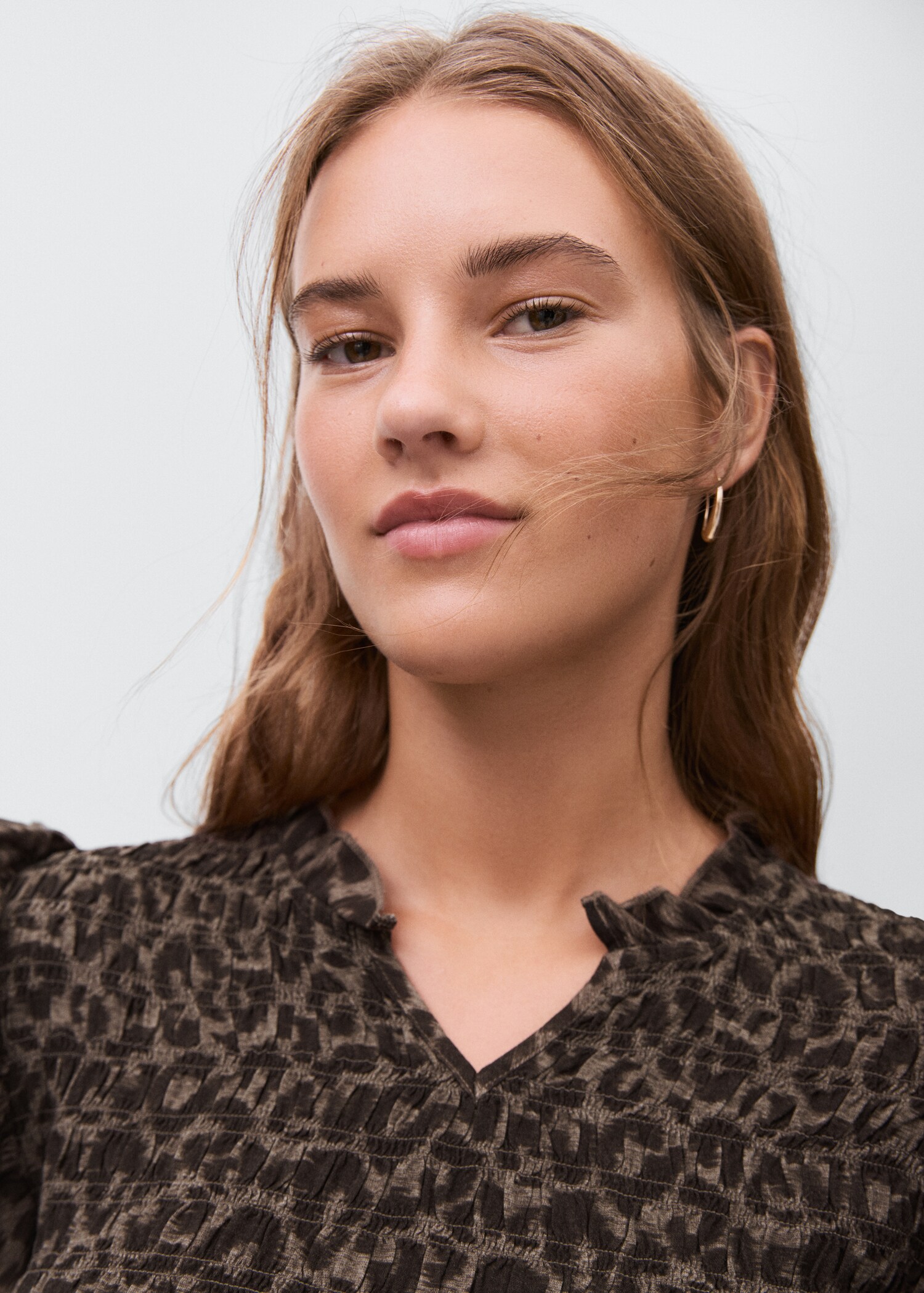Blusa fluida leopardo - Detalle del artículo 1