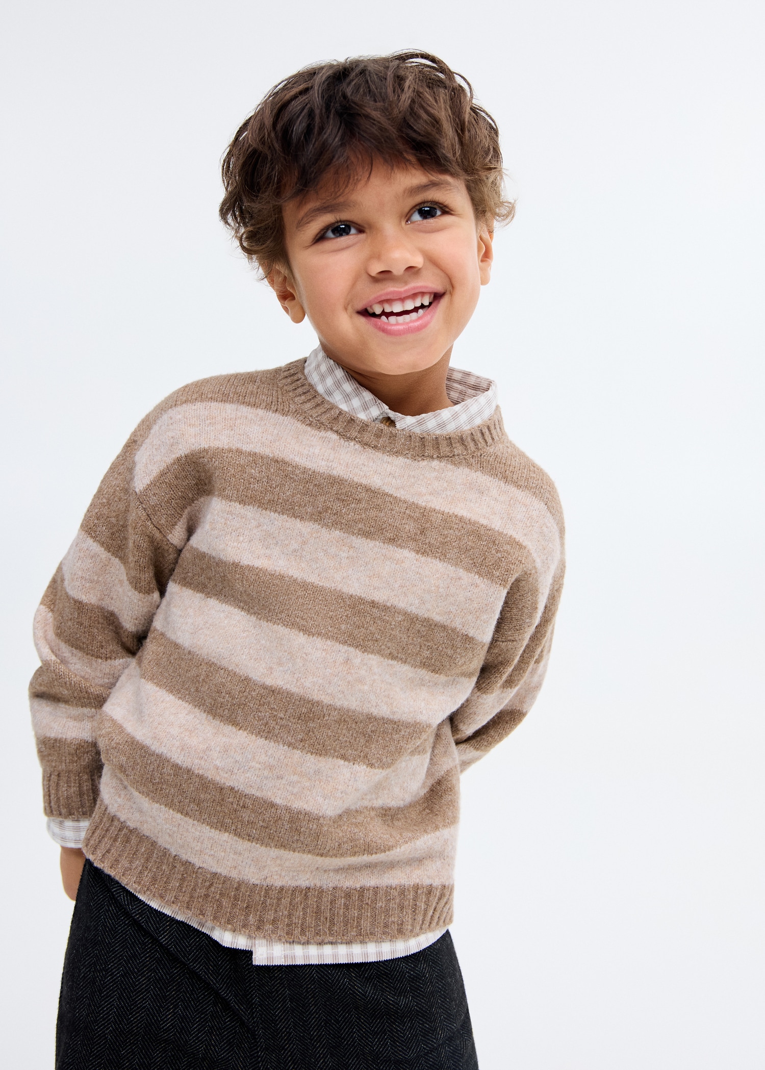 Knit striped sweater - Main Image