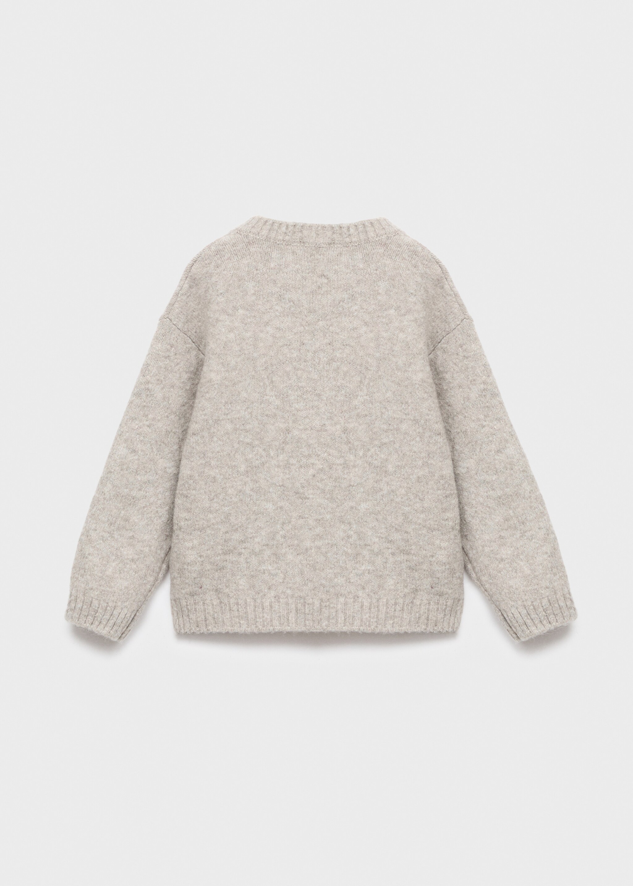 Sweater roar - Reverse of the article, Light/Pastel Grey. Ref: 17036338-00.
