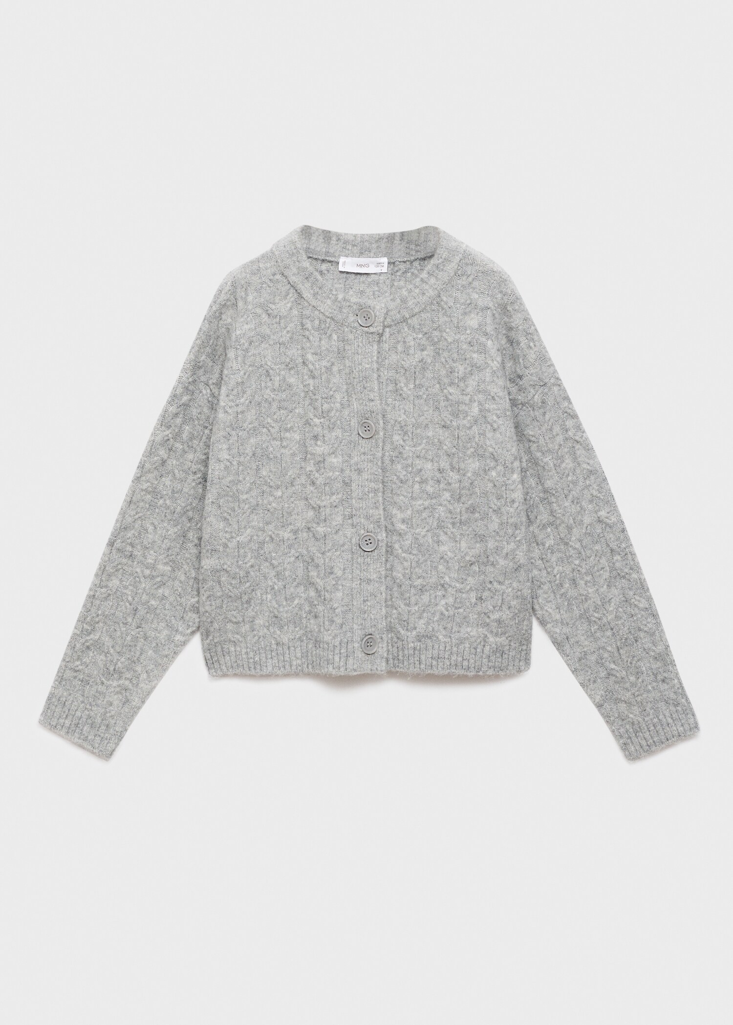 Knitted button cardigan - Article without model