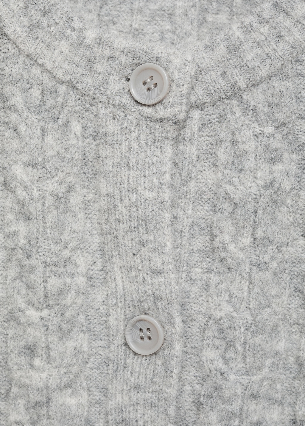 Knitted button cardigan