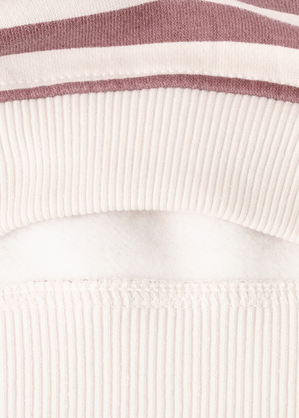 Animal-print striped sweater