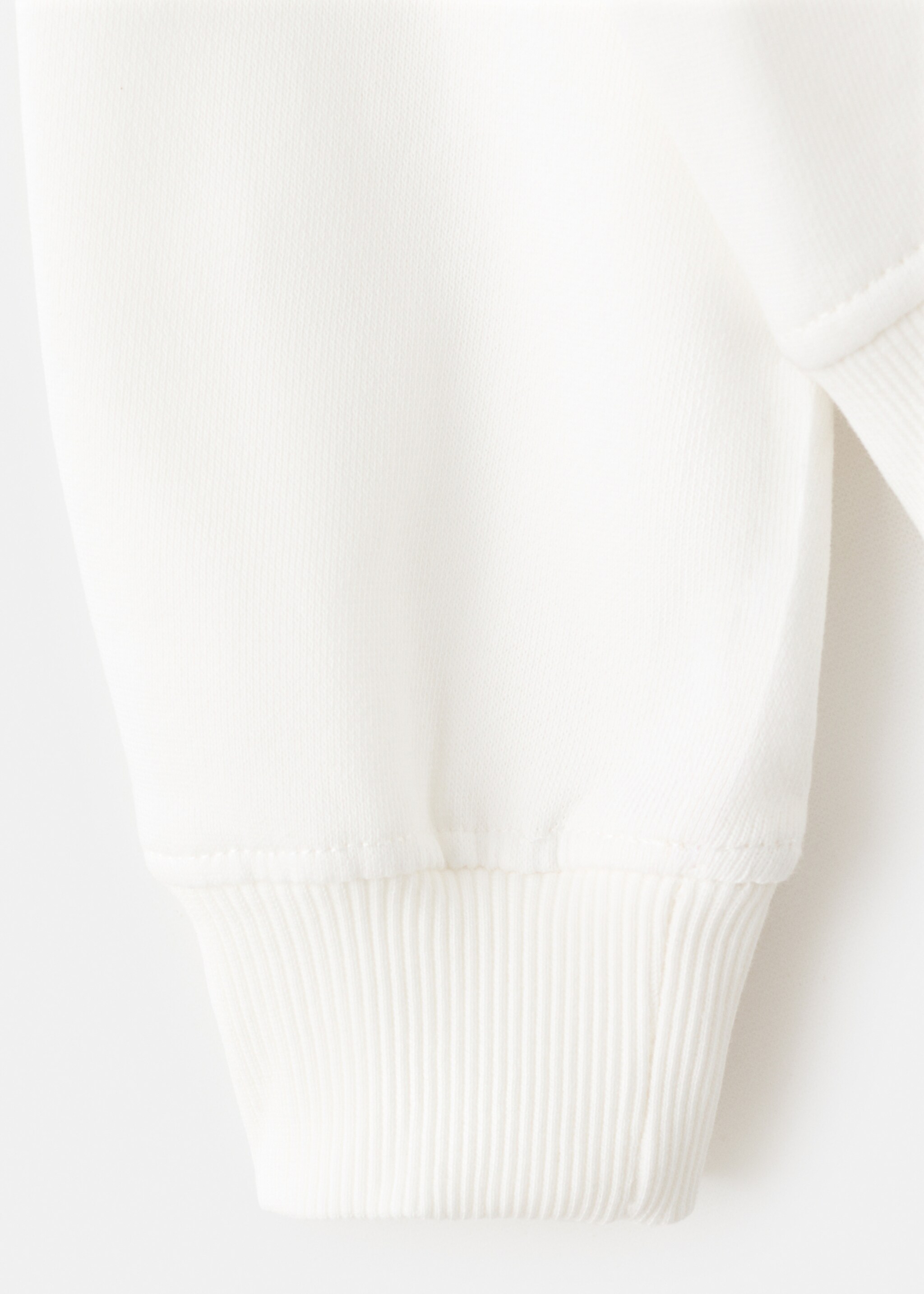 Sweat-shirt coton imprimé - Détail de l'article 0, Blanc cassé. Ref: 17036343-00.
