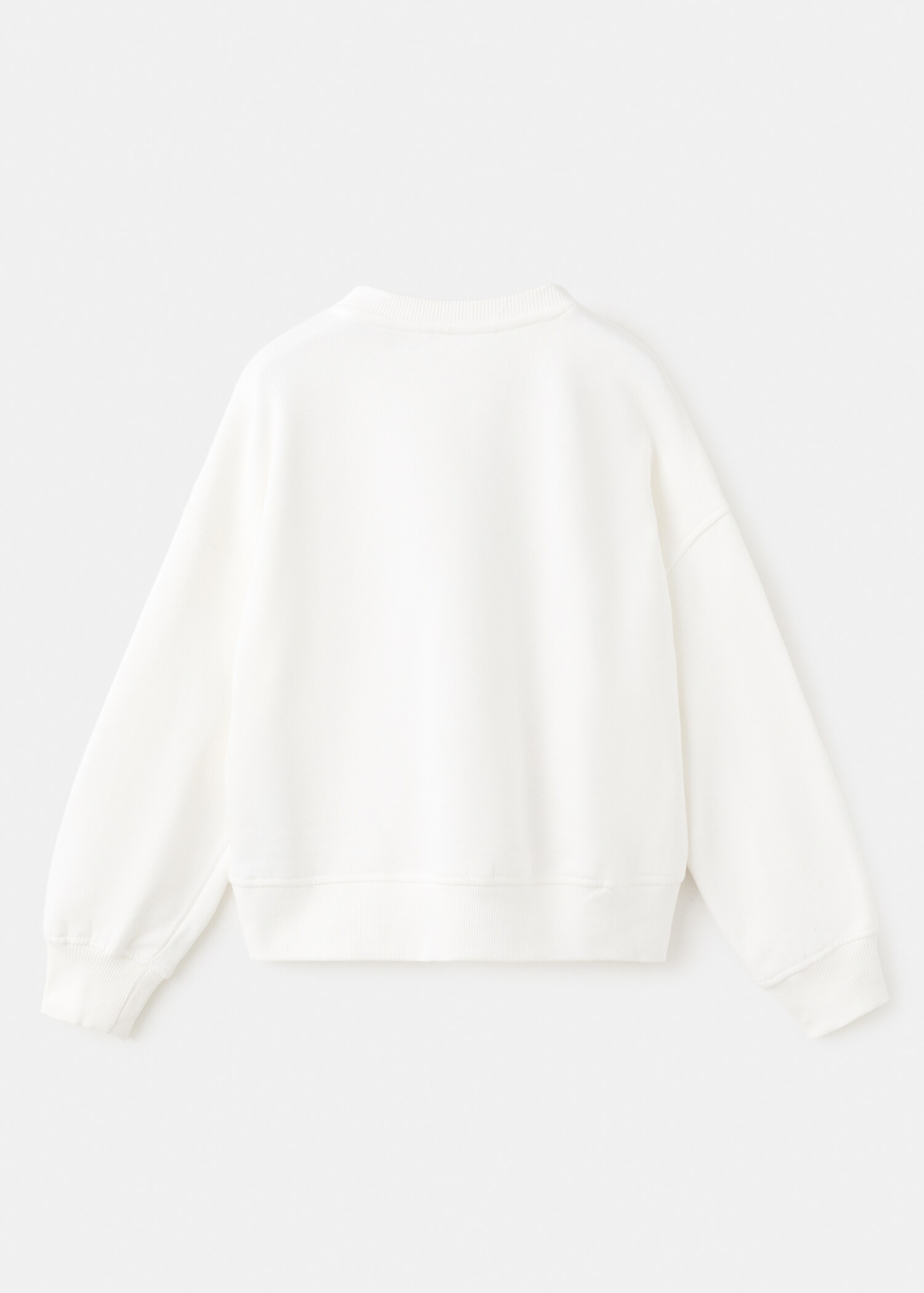 Sweat-shirt coton imprimé - Verso de l’article