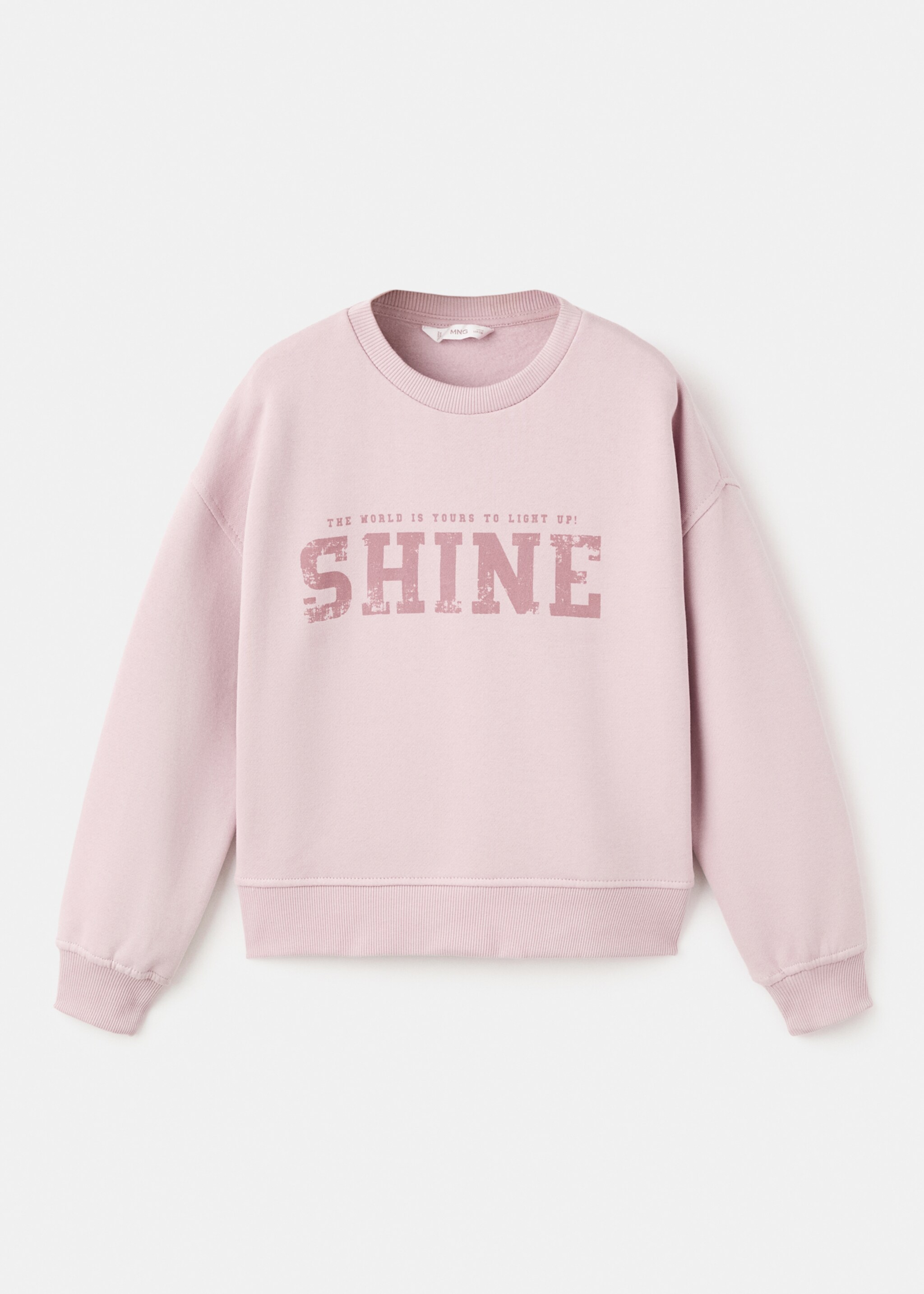 Sweatshirt london - Article without model, Pink. Ref: 17036343-00.
