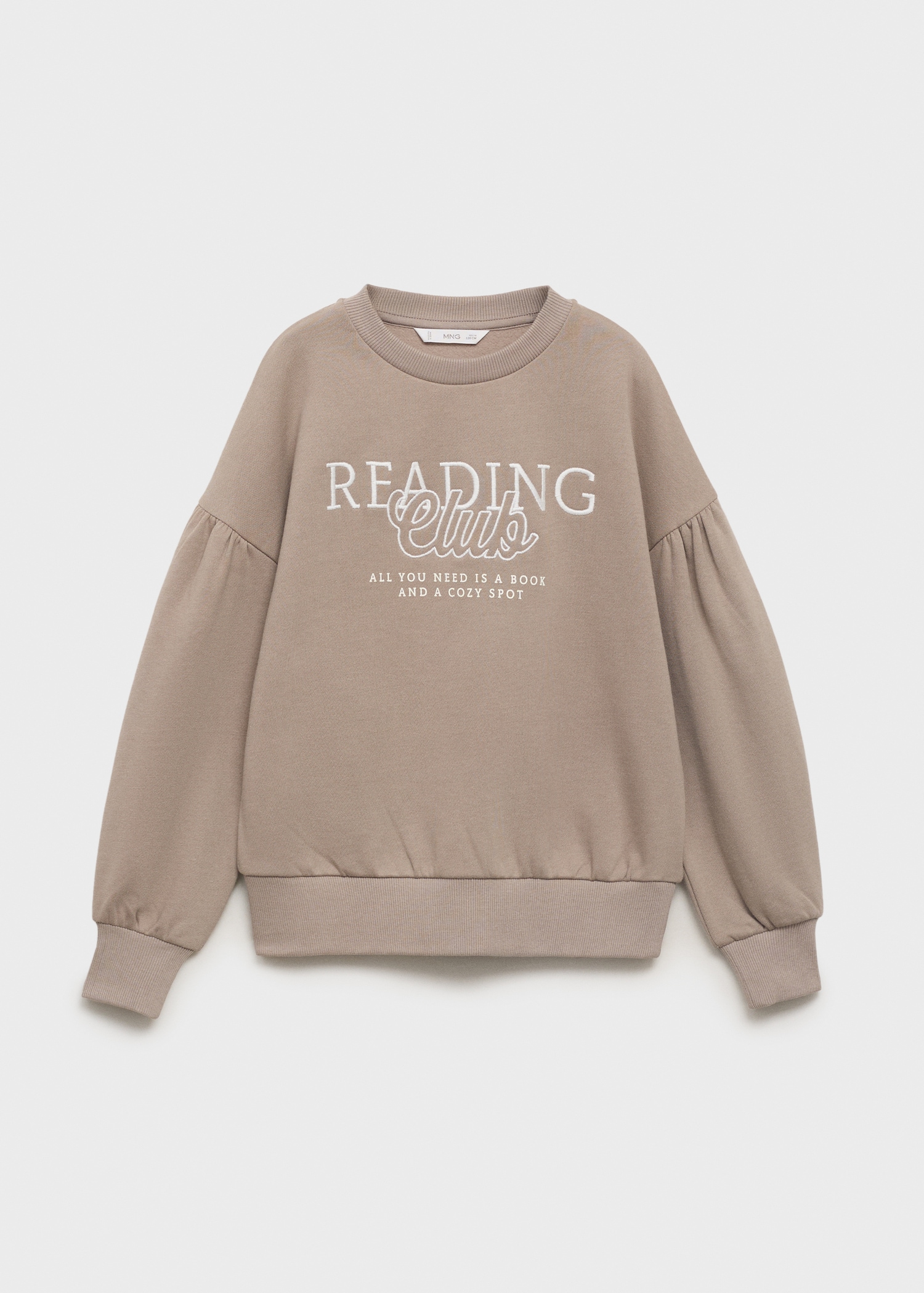 Embroidered cotton sweatshirt - Article without model