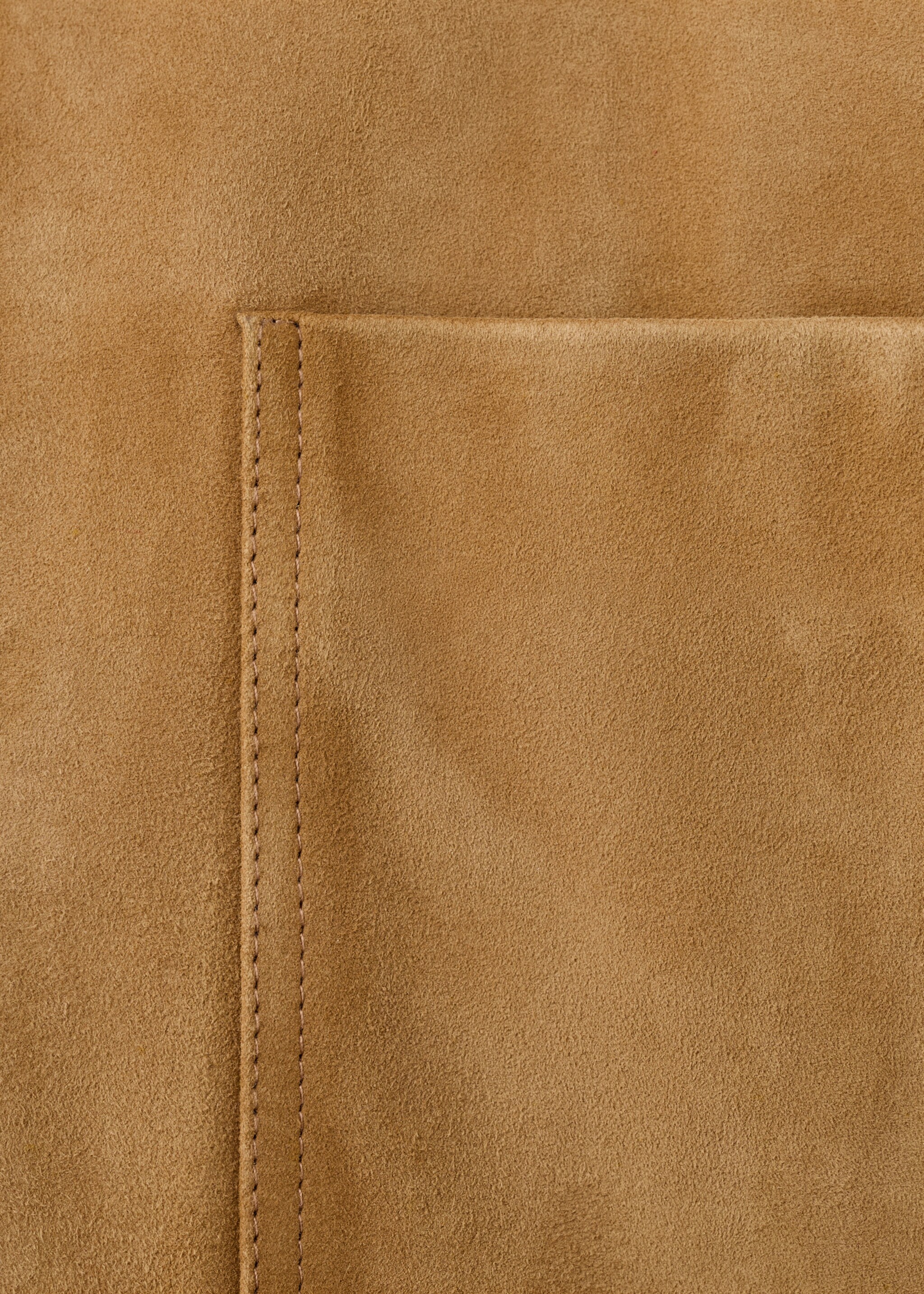 Chaqueta ante botones - Detalle del artículo 0, Ocre. Ref: 17036346-00.