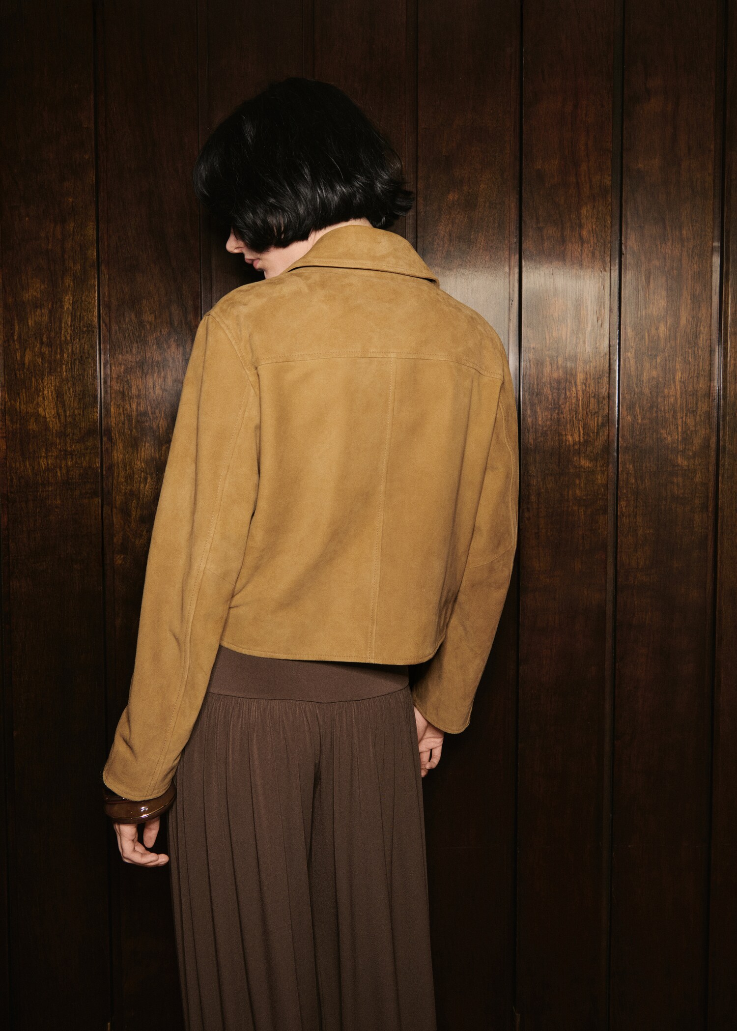 Chaqueta ante botones - Reverso del artículo
