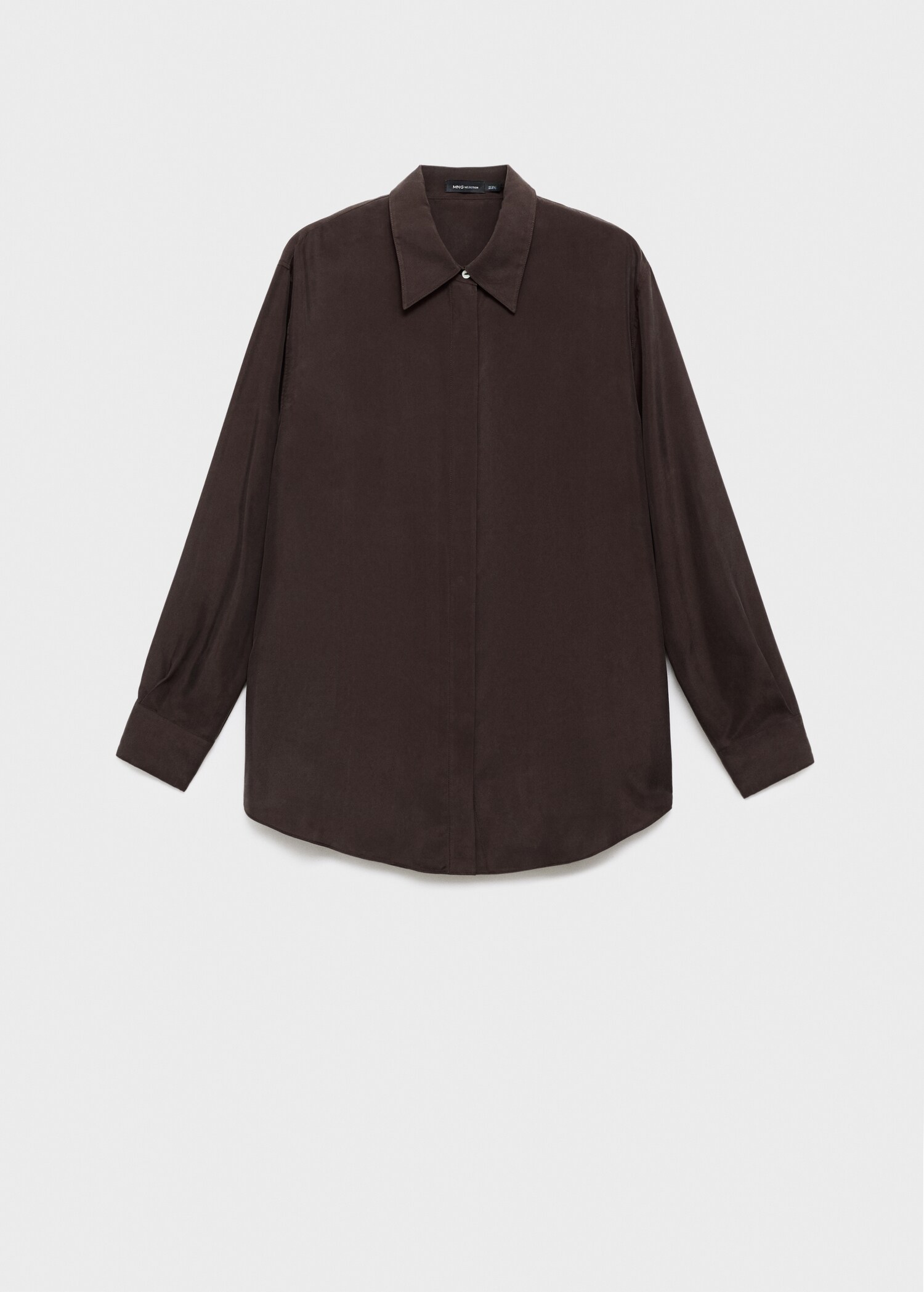 Chemise oversize 100% soie - Article sans modèle