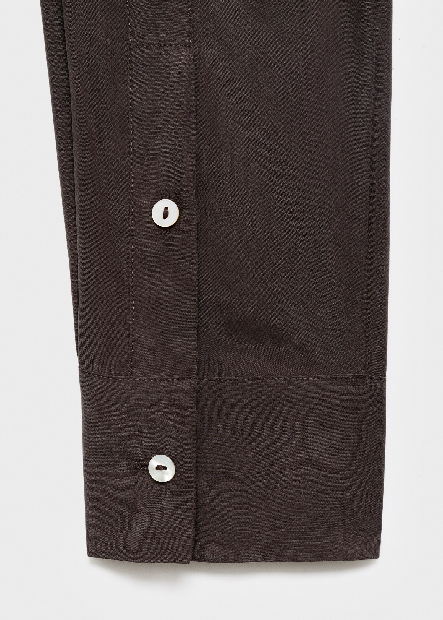 Chemise oversize 100% soie - Détail de l'article 0