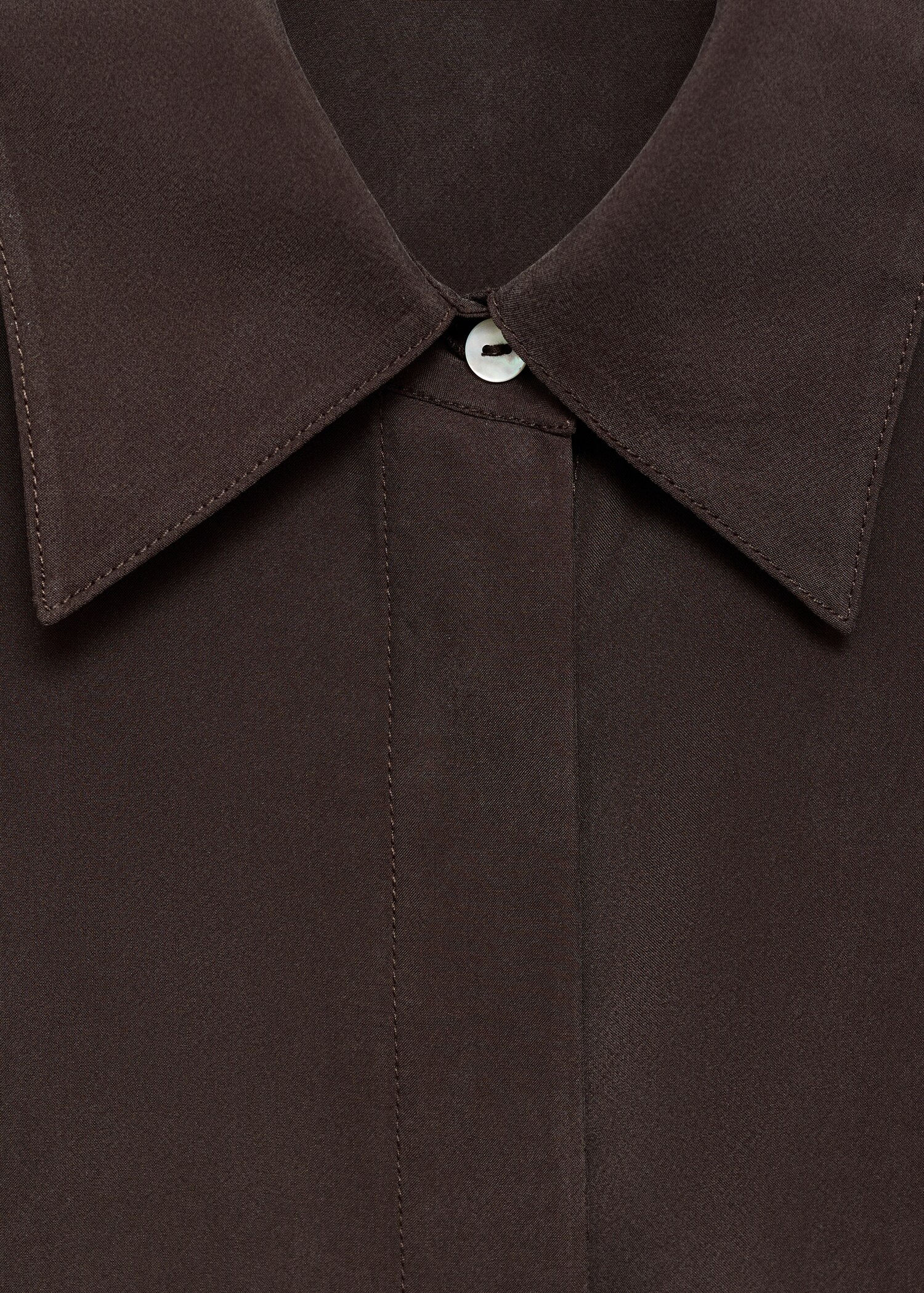 Chemise oversize 100% soie - Détail de l'article 8