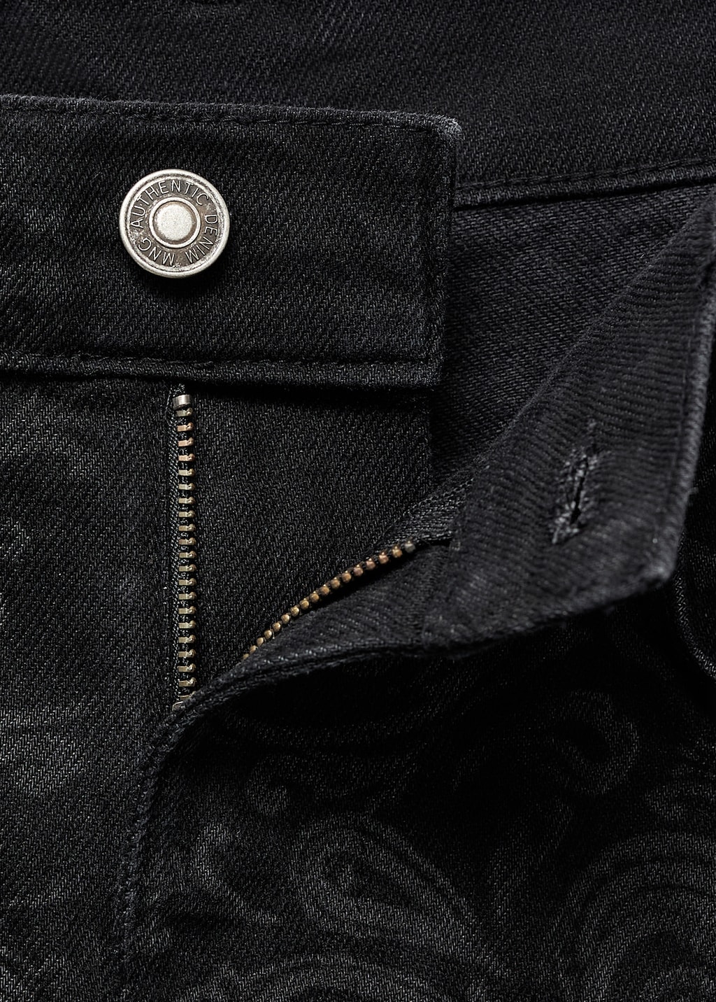 Wide-leg paisley-print jeans