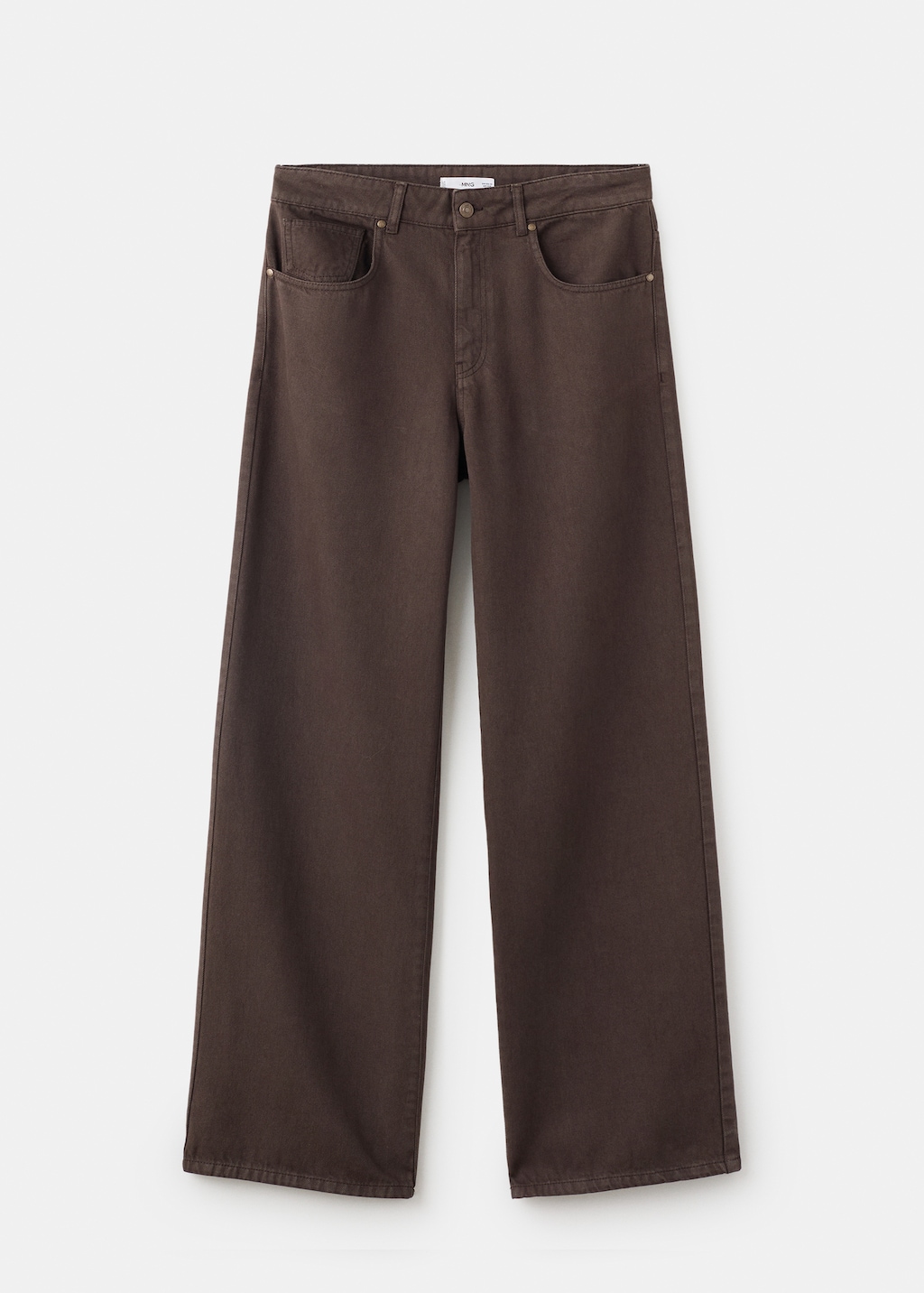 Mango Mid-rise straight jeans