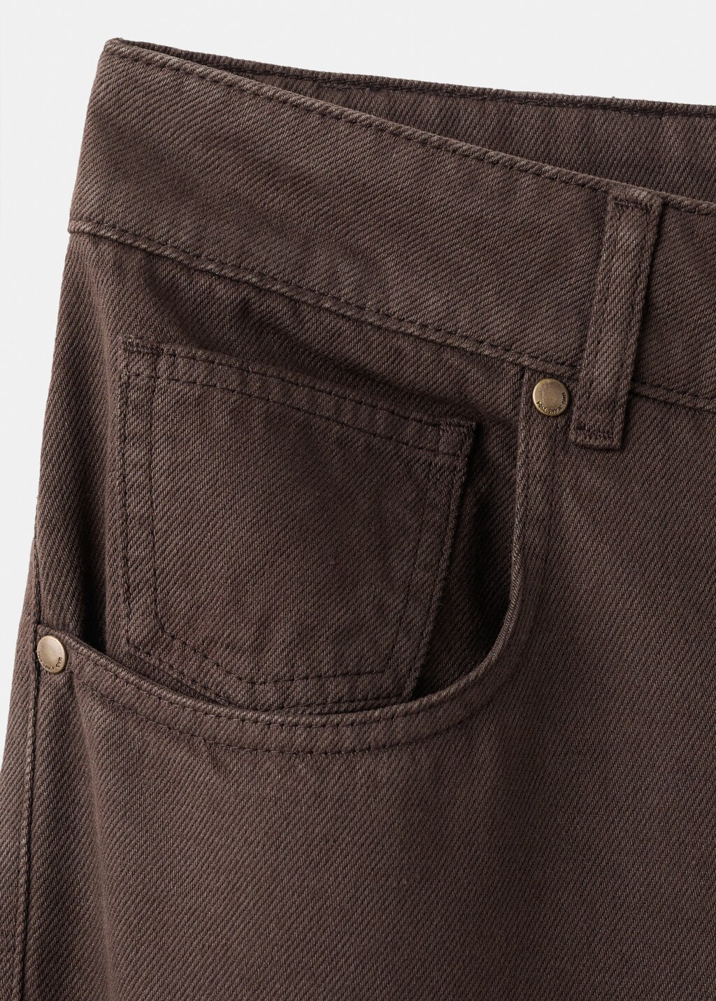 Mango Mid-rise straight jeans