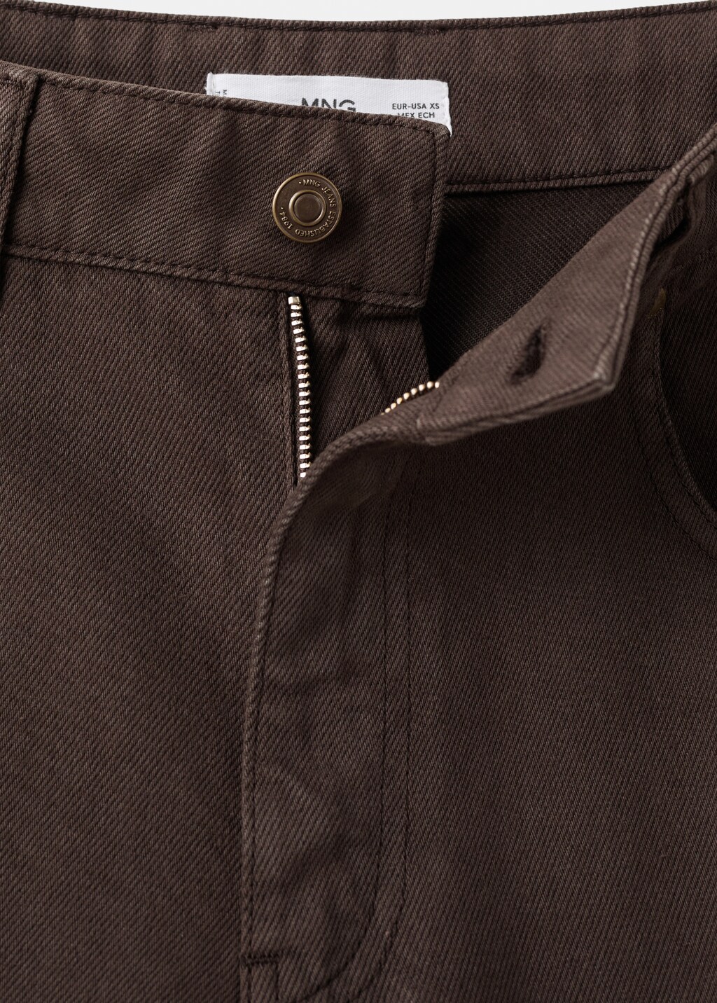 Mango Mid-rise straight jeans