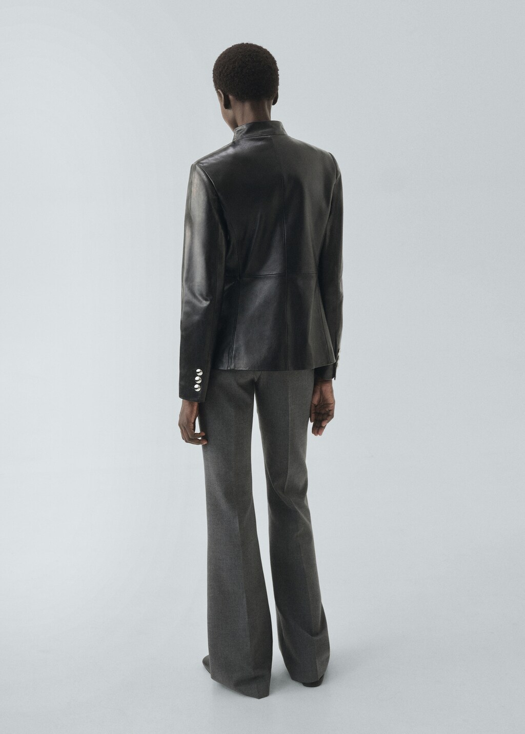 Belt straight-fit pants - image 3
