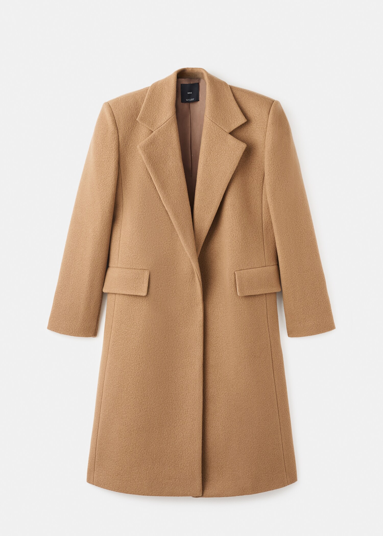 Lapels wool coat - Article without model