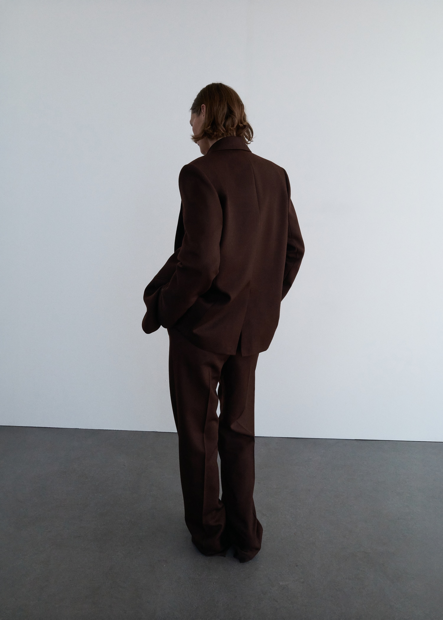 100% wool suit jacket - Reverse of the article