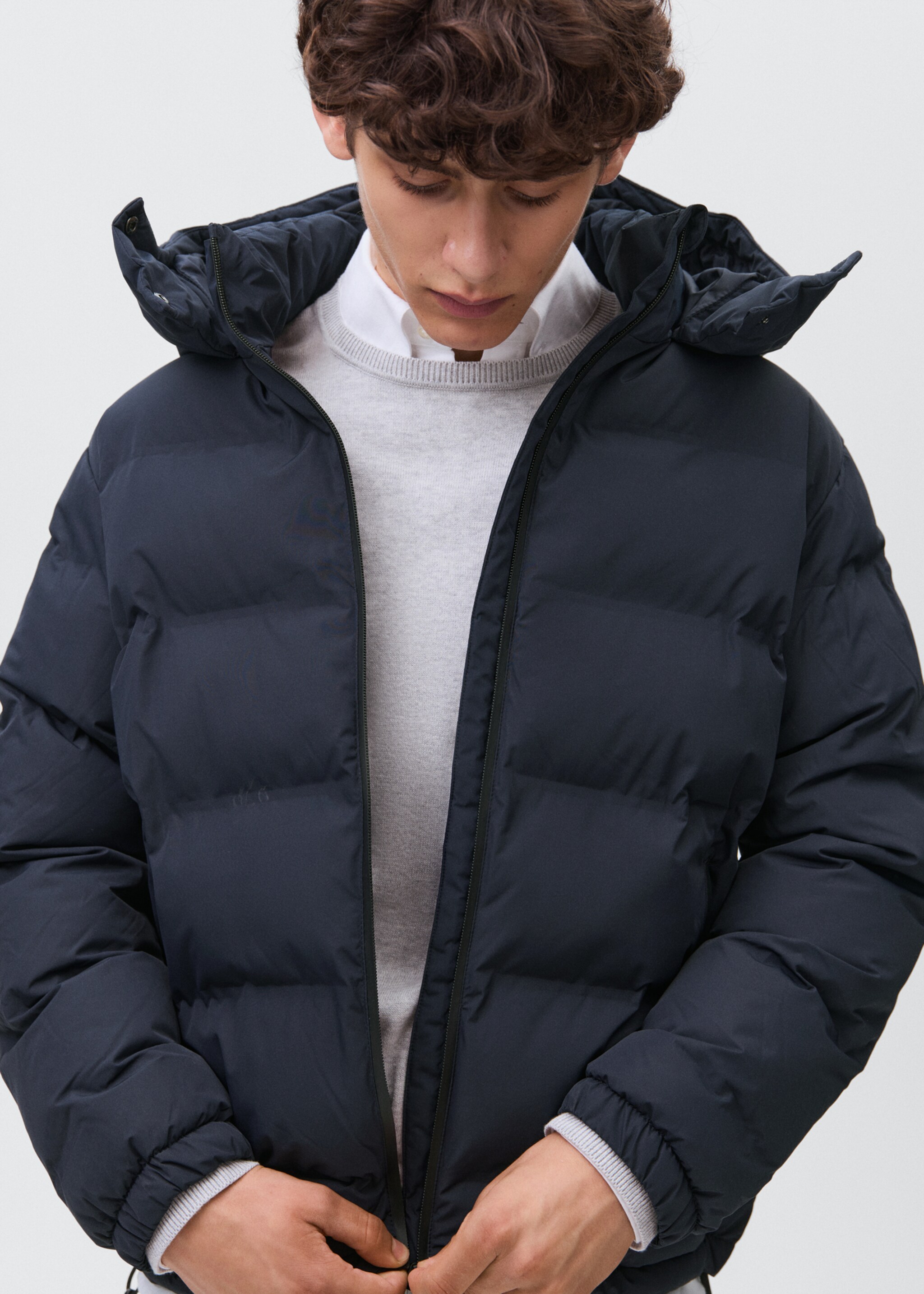 Anorak clapham2 - Details of the article 6, Navy. Ref: 17036722-00.