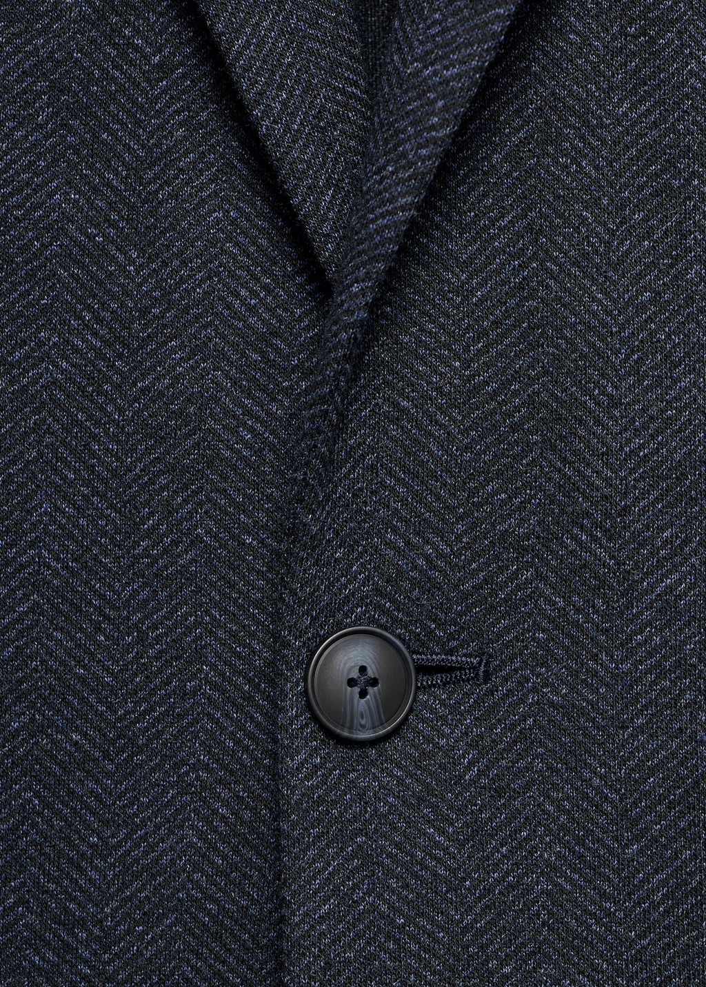 Slim-fit herringbone tailored jacket