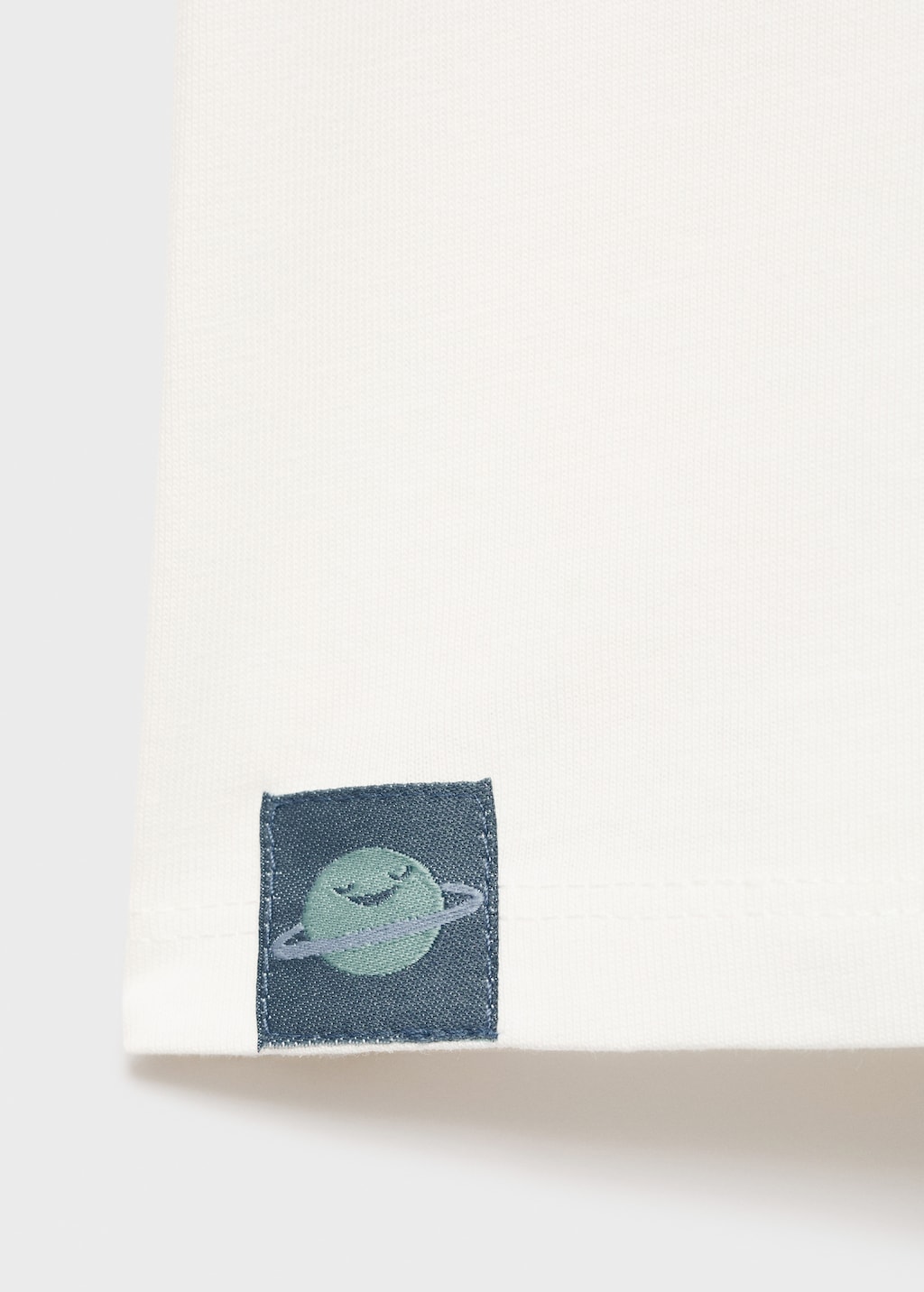 Print textured t-shirt