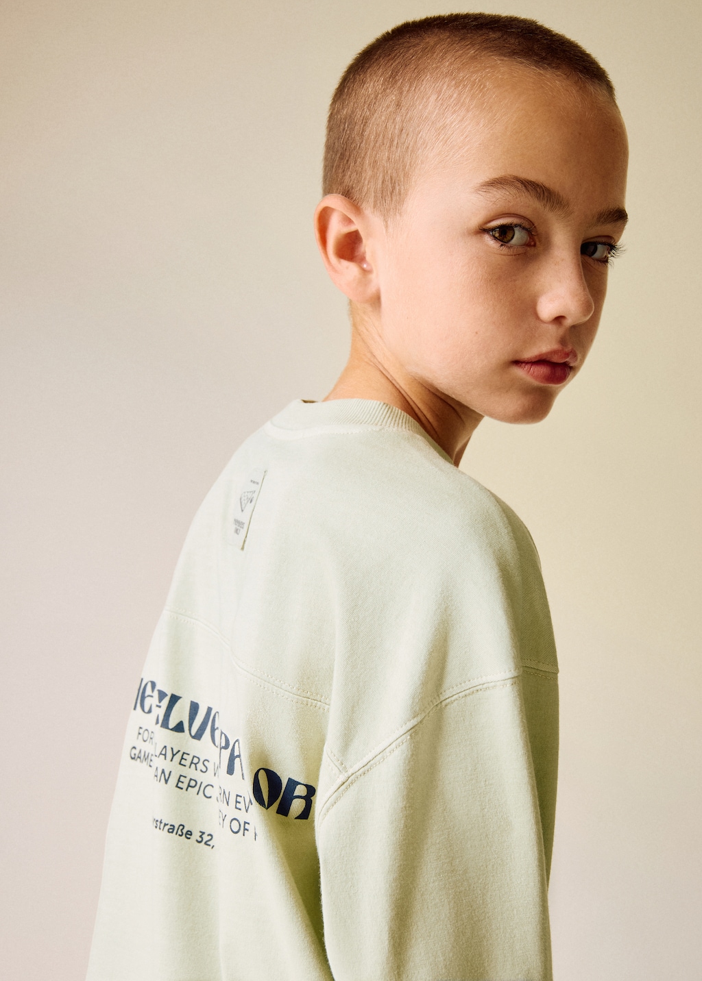 Printed cotton-blend t-shirt