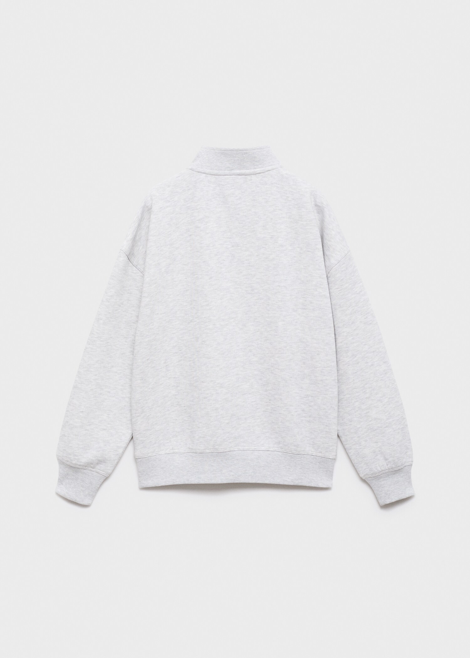 Perkins-neck cotton sweater - Reverse of the article