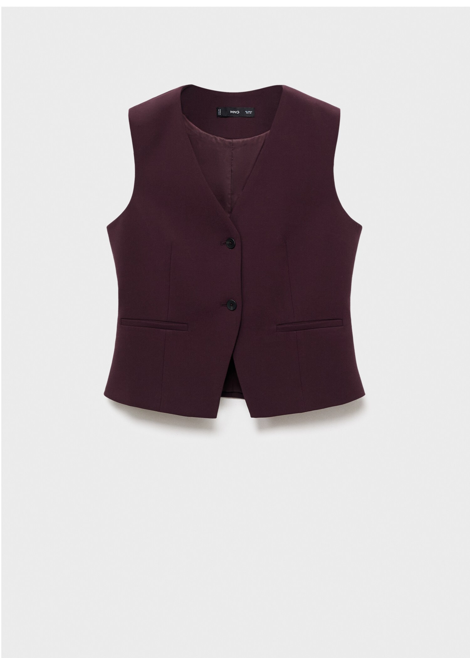 Slim-fit suit waistcoat - Article without model
