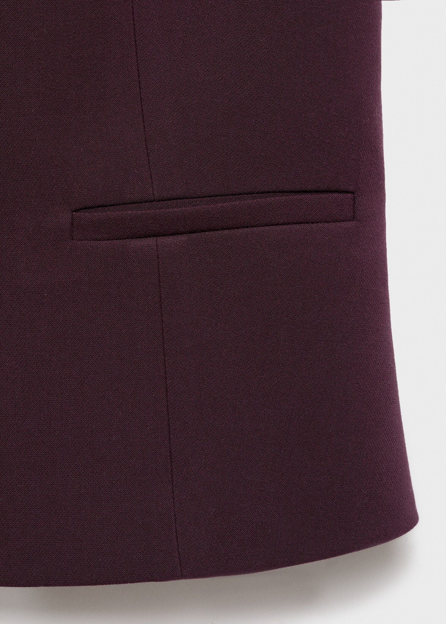Slim-fit suit waistcoat - Details of the article 0