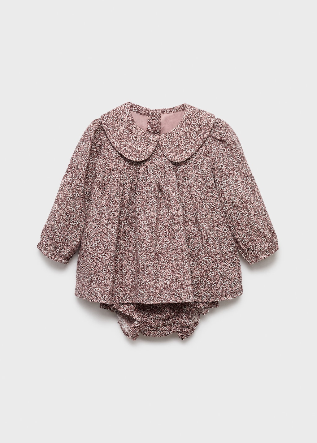 Floral dress and diaper cover