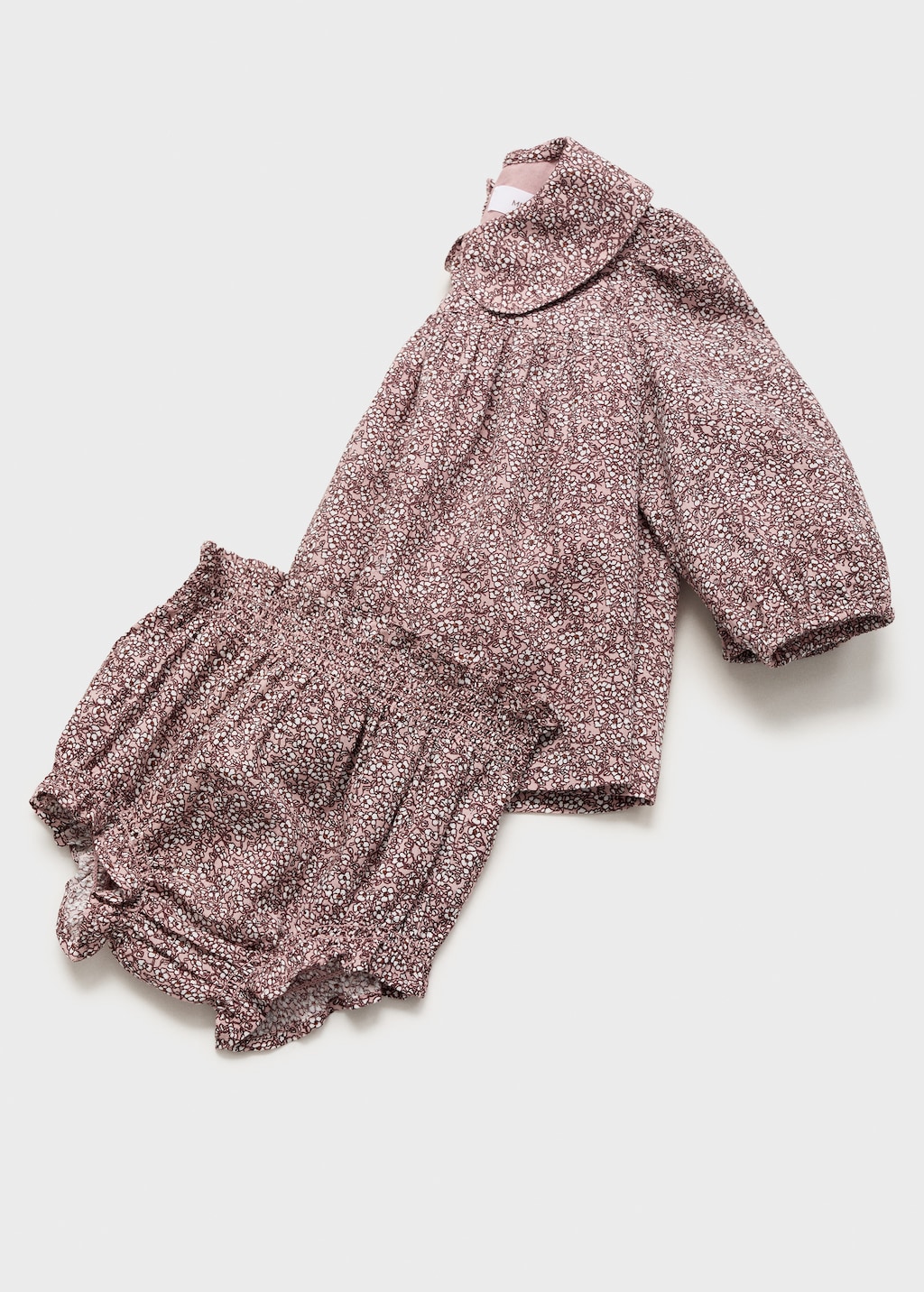 Floral dress and diaper cover