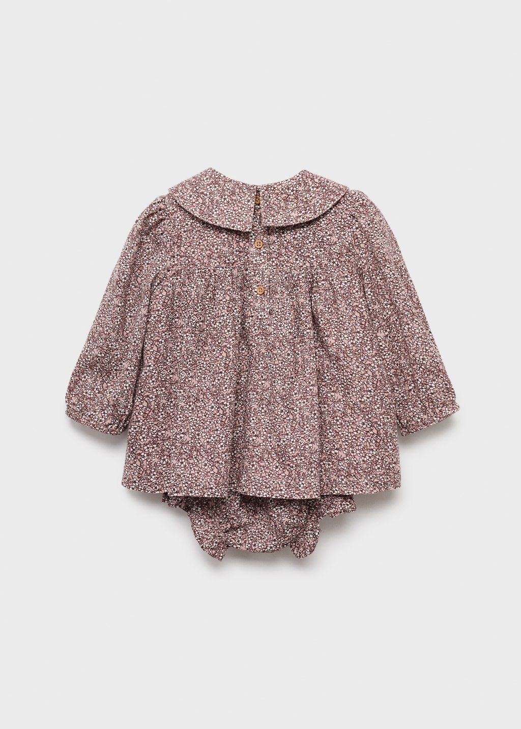 Floral dress and diaper cover