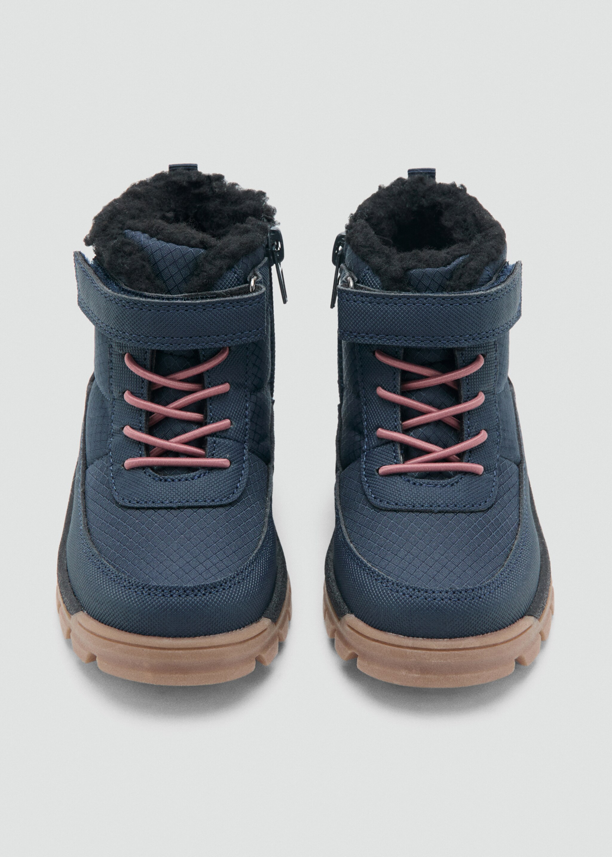 Bottes de montagne lacets - Détail de l'article 2, Bleu. Ref: 17036739-00.