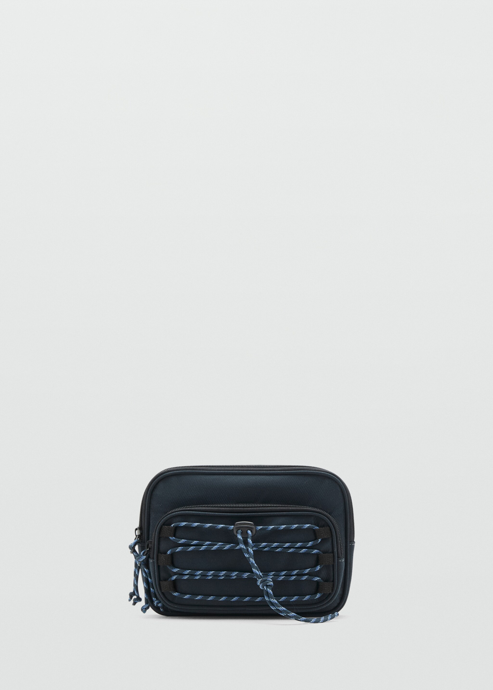 Fanny pack with cords - Article without model, Navy. Ref: 17036742-00.
