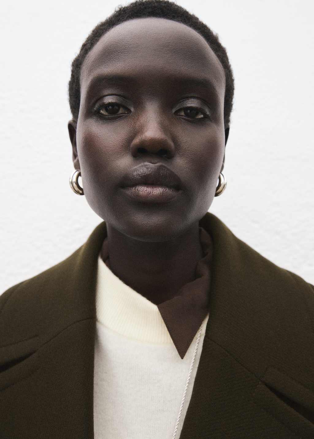 Manteco wool coat with belt