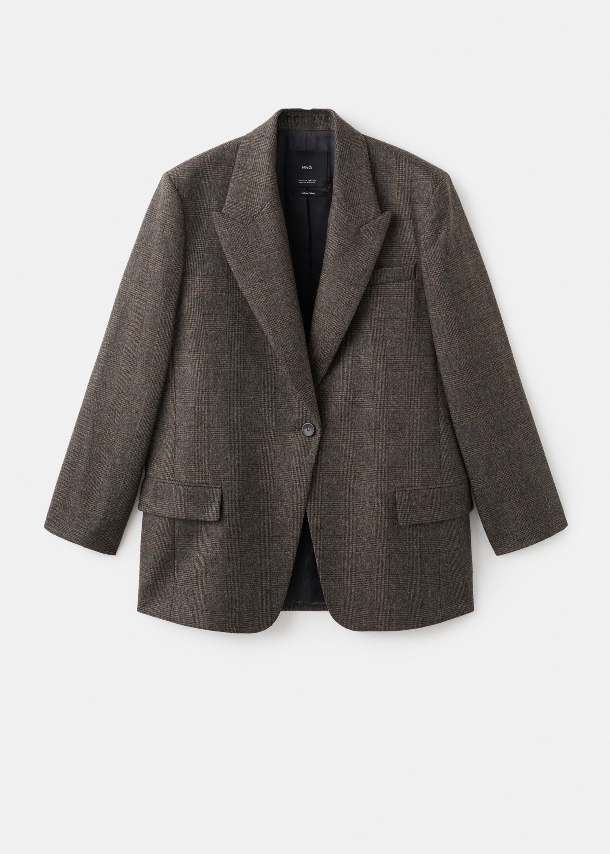 Wool suit jacket - Article without model, Brown. Ref: 17036746-00.
